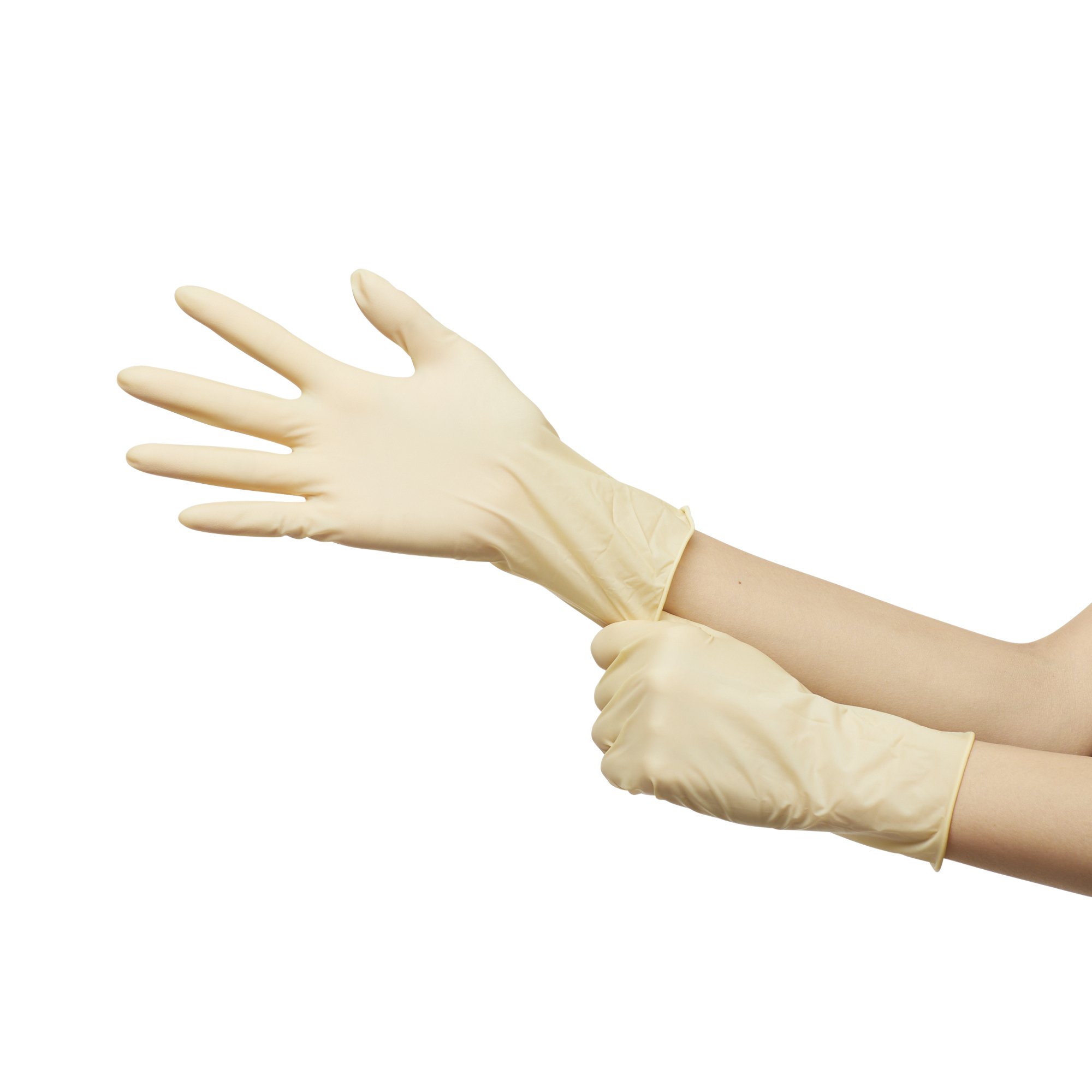 McKesson Confiderm® Latex Exam Glove, Large, Ivory - Image 7