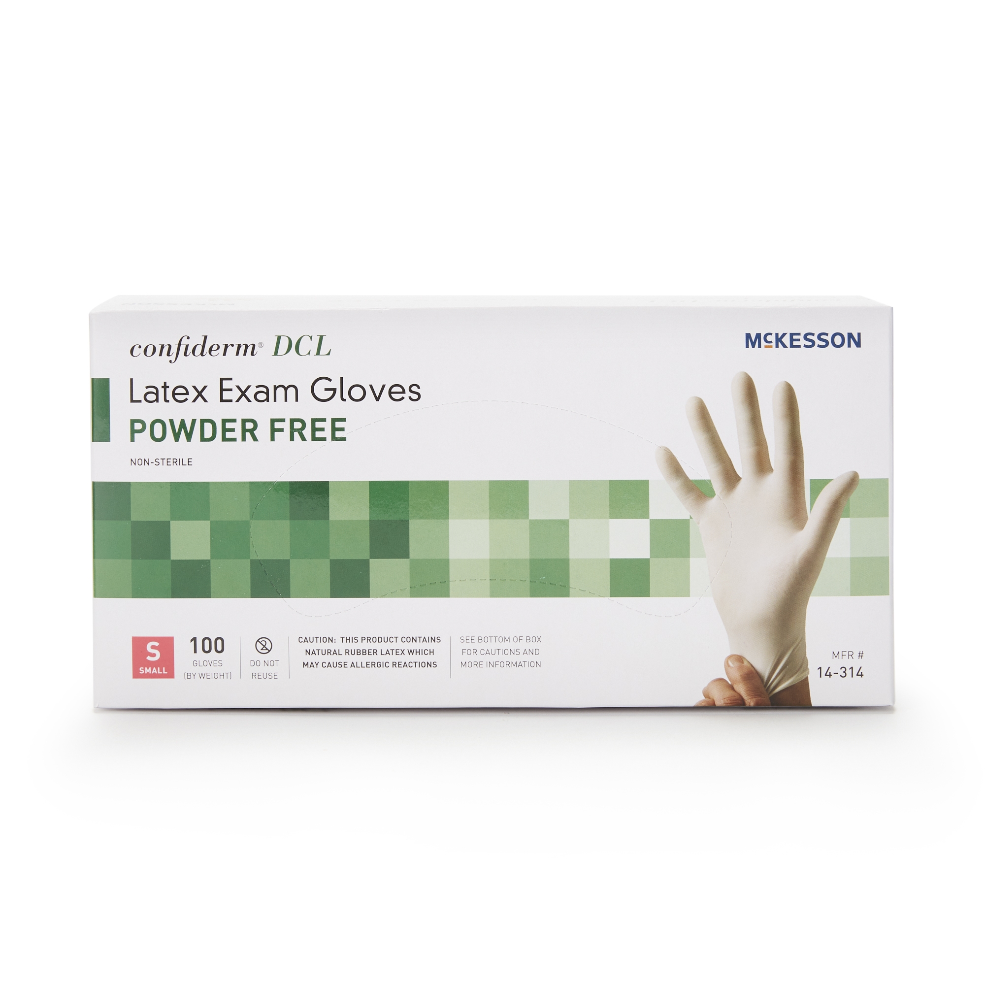 McKesson Confiderm® Latex Exam Glove, Small, Ivory - Image 5