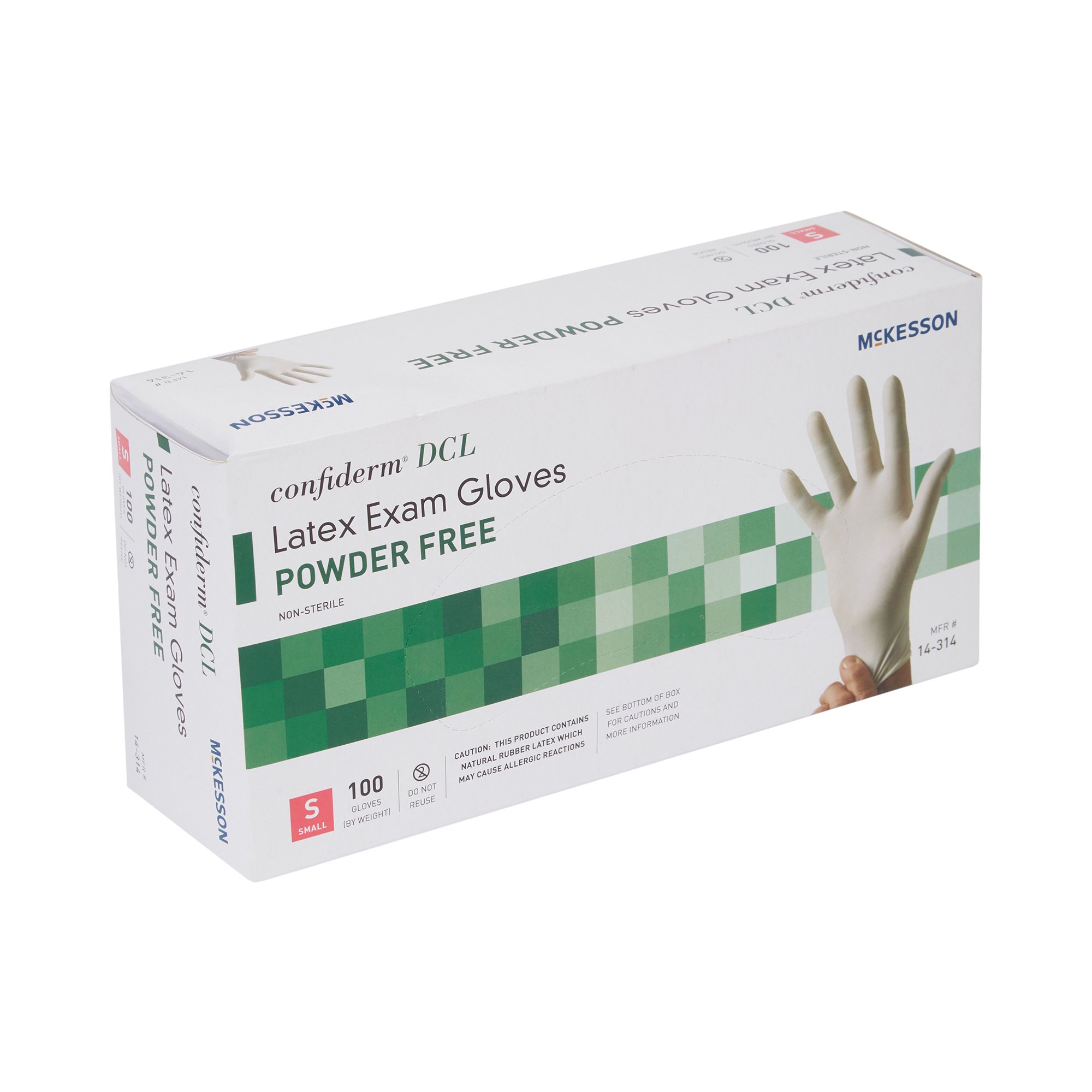McKesson Confiderm® Latex Exam Glove, Small, Ivory - Image 6