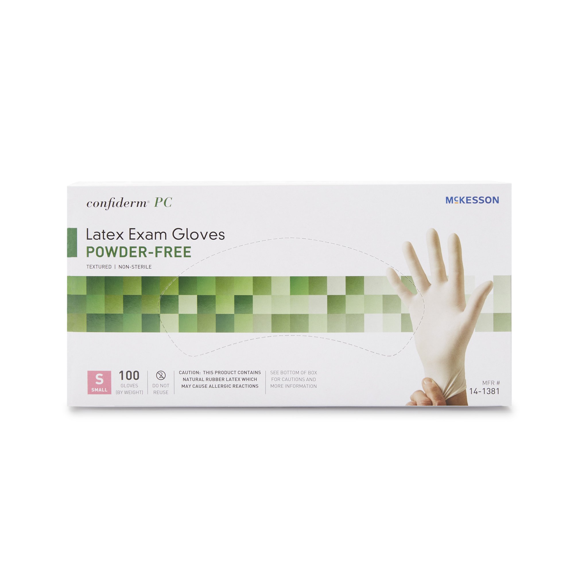 McKesson Confiderm® Latex Exam Glove, Small, Ivory - Image 5