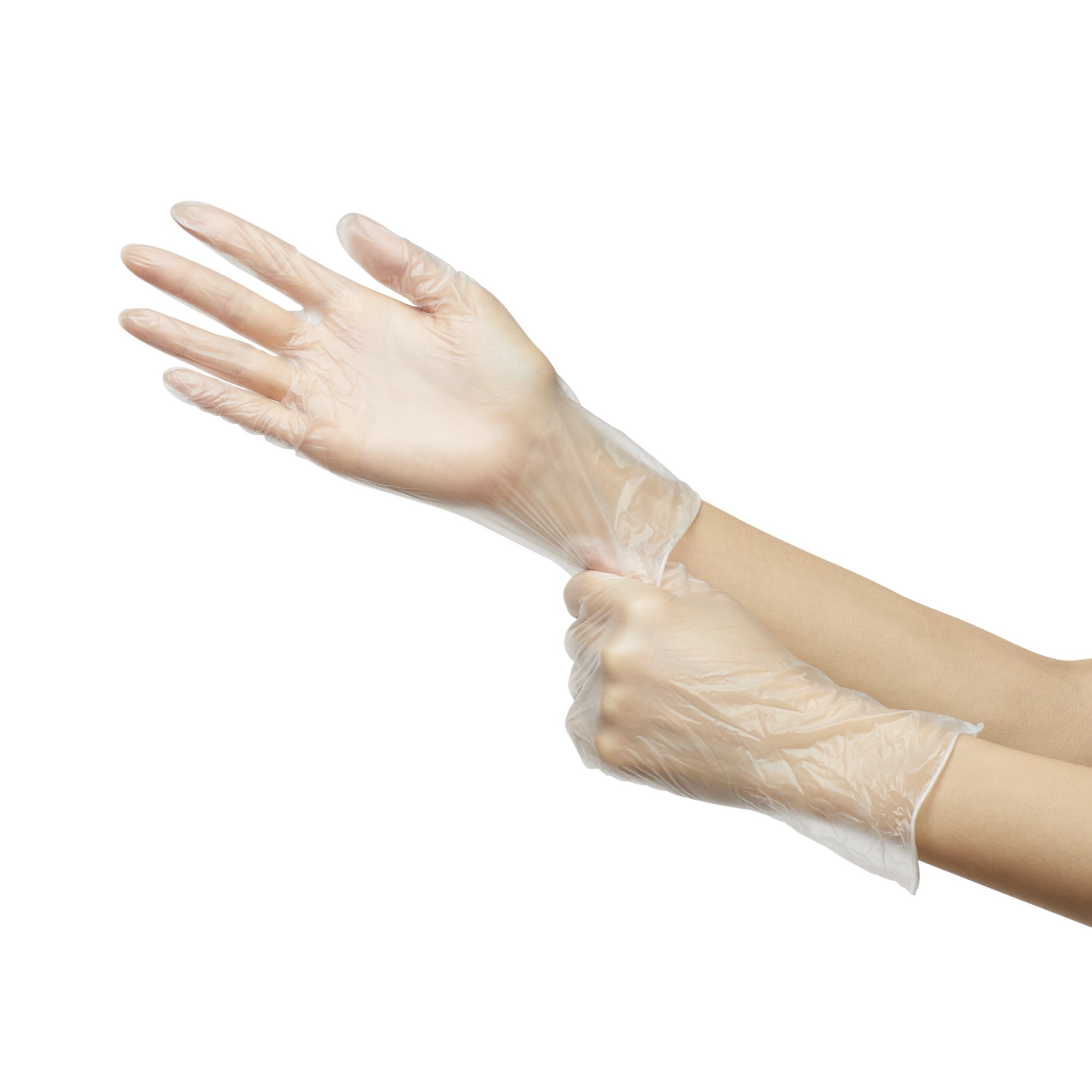 McKesson Confiderm® Vinyl Exam Glove, Large, Clear - Image 8
