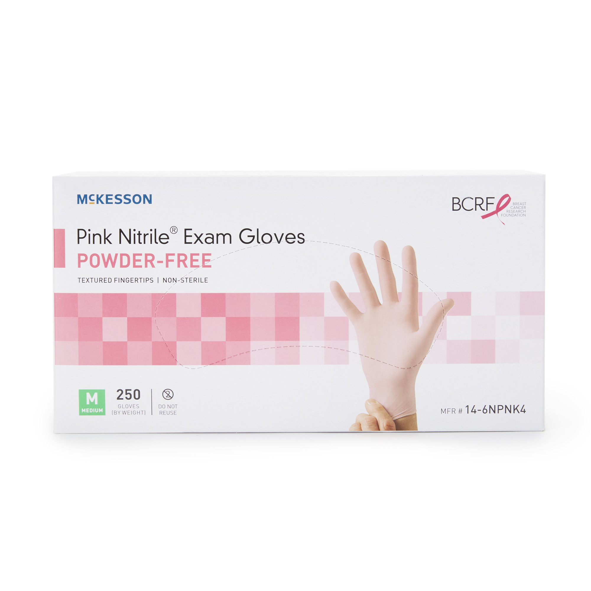 McKesson Pink Nitrile® Exam Glove, Medium, Pink - Image 5