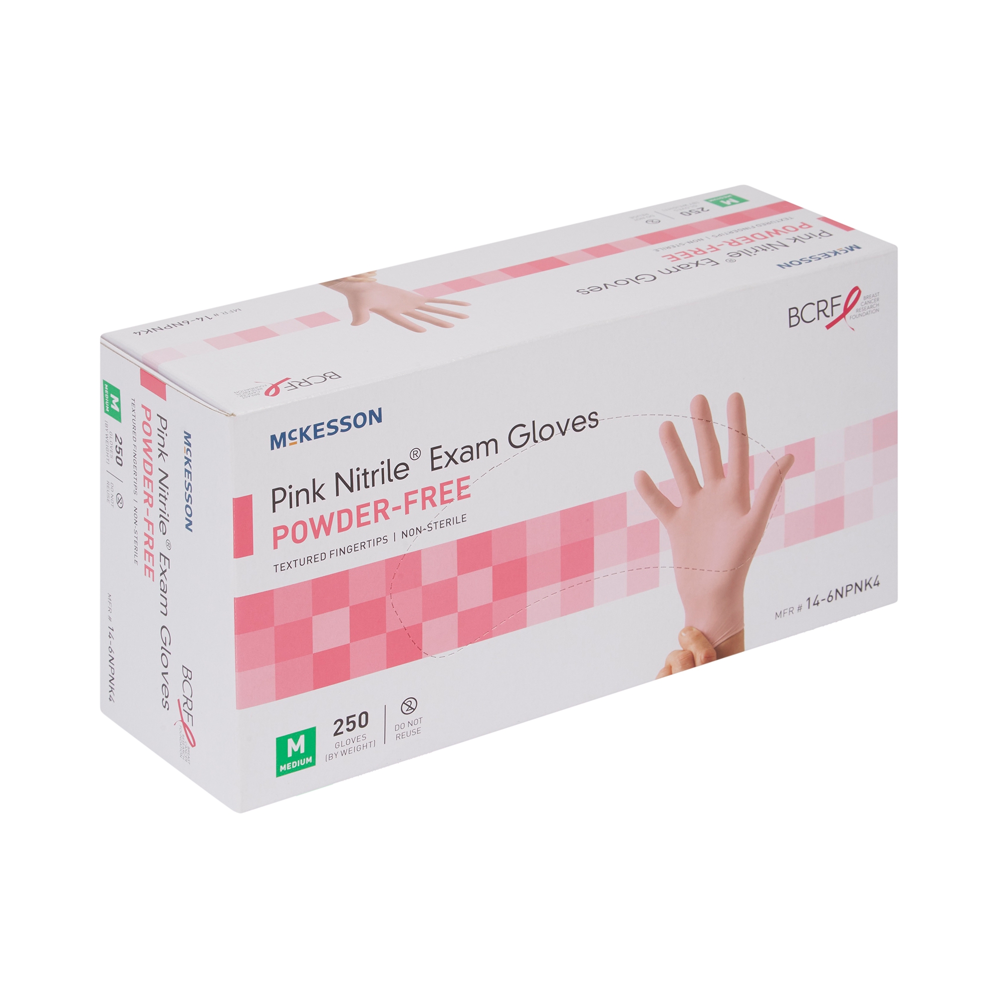 McKesson Pink Nitrile® Exam Glove, Medium, Pink - Image 6