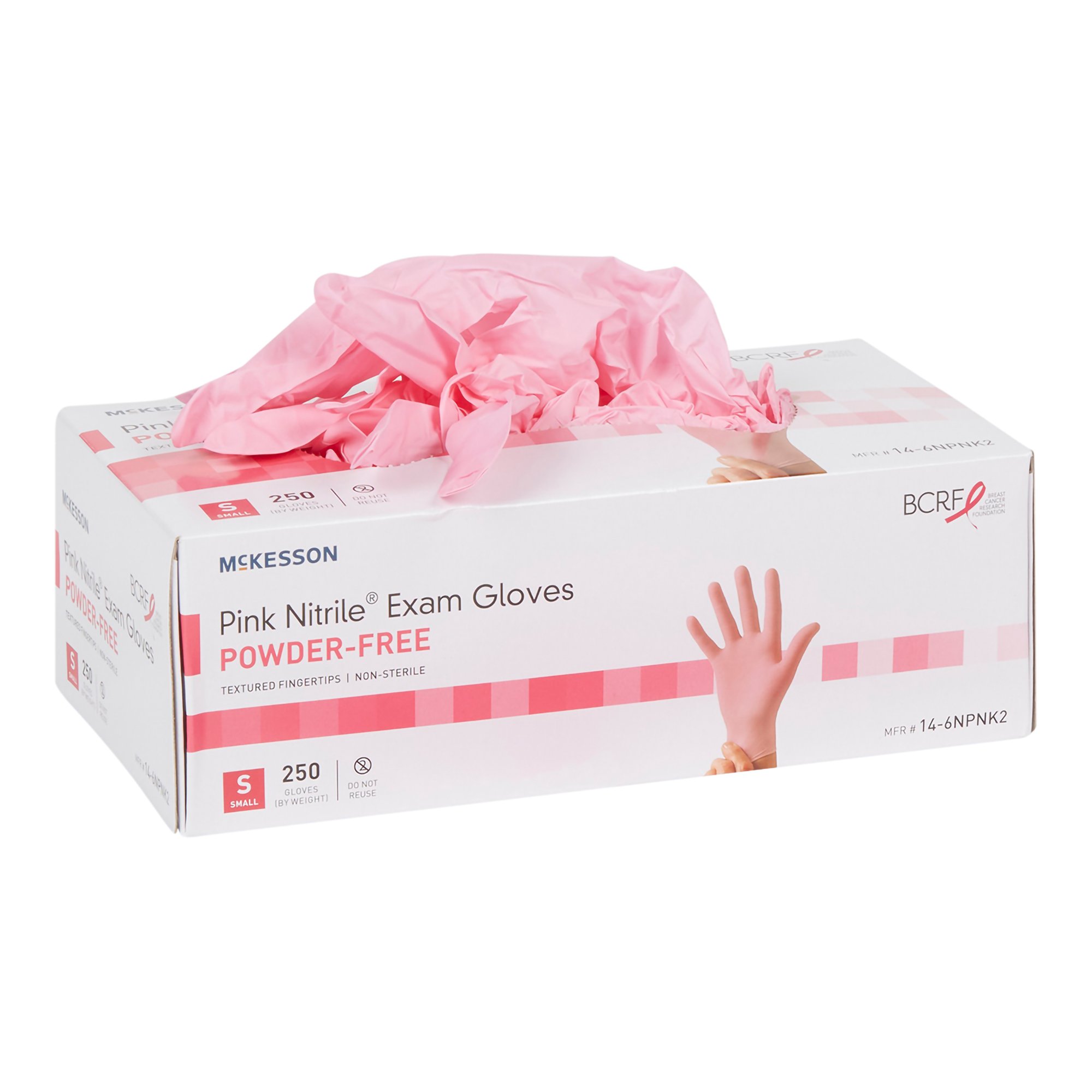 McKesson Pink Nitrile® Exam Glove, Small - Image 5