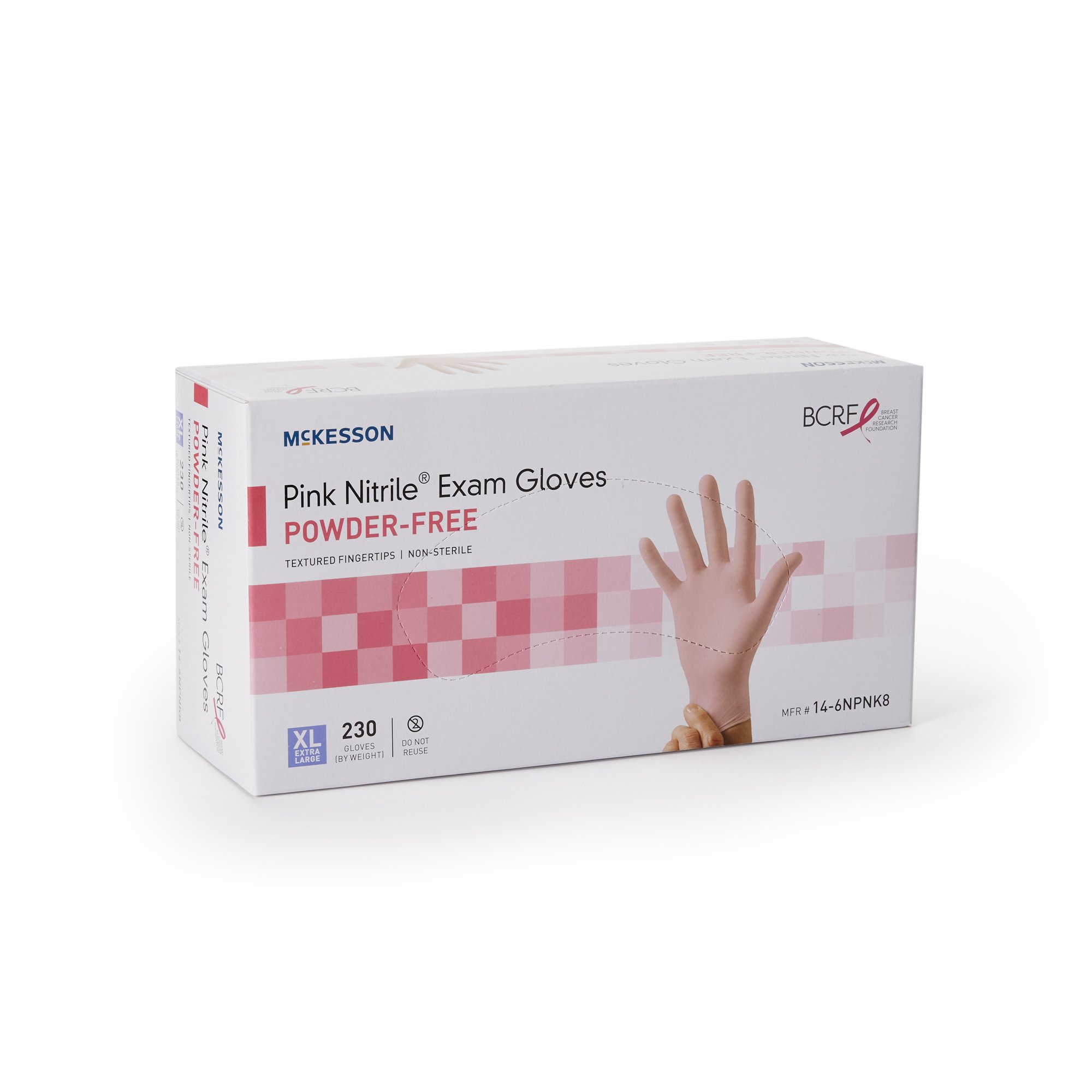 McKesson Pink Nitrile® Nitrile Exam Glove, Extra Large, Pink - Image 6