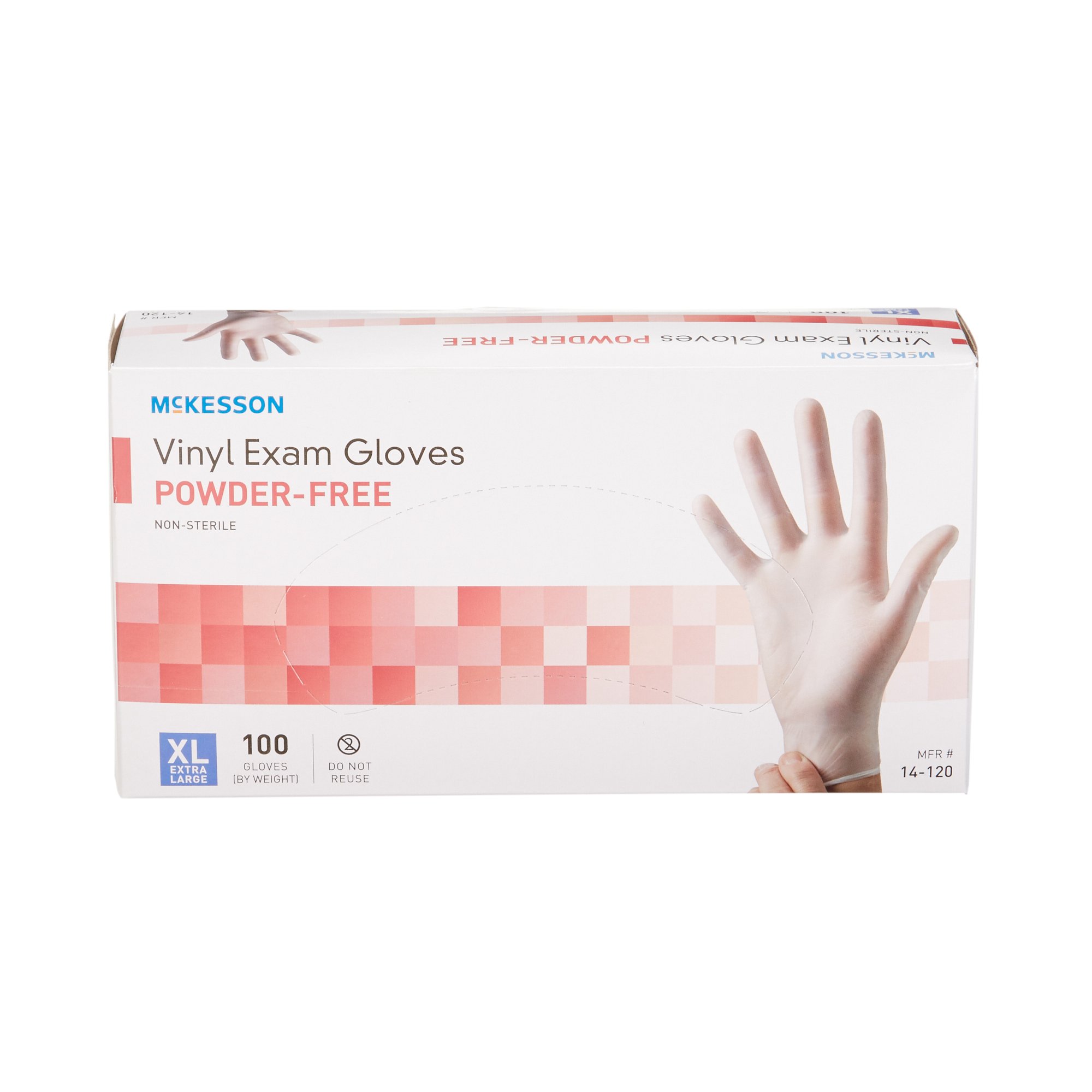 McKesson Vinyl Exam Glove, Extra Large, Clear - Image 5