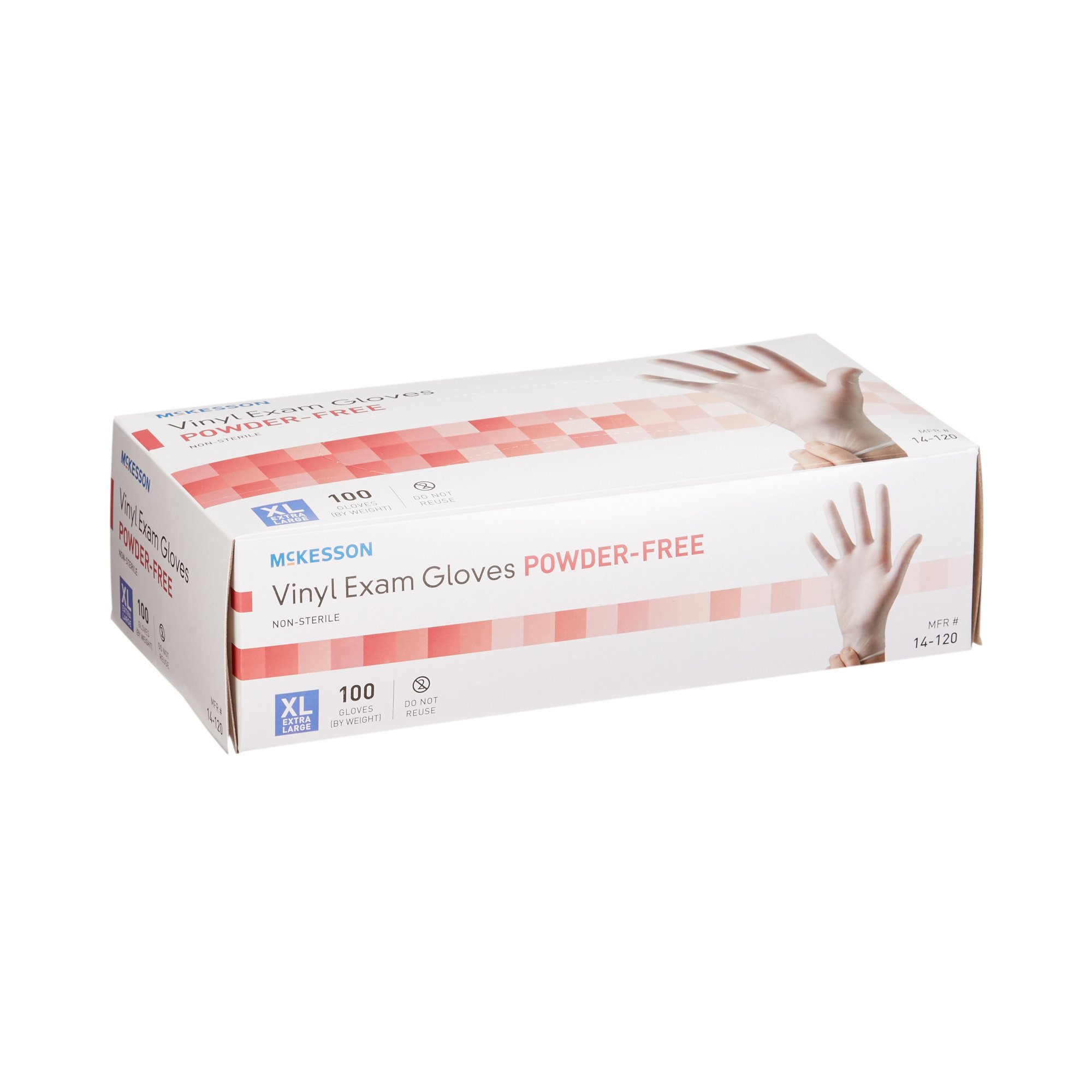McKesson Vinyl Exam Glove, Extra Large, Clear - Image 6