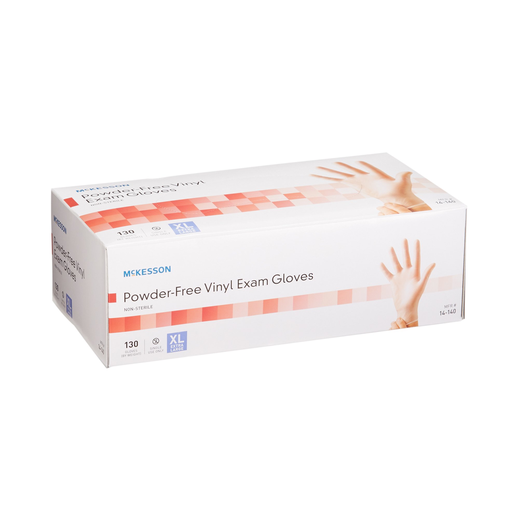 McKesson Vinyl Exam Glove, Extra Large, Clear - Image 6