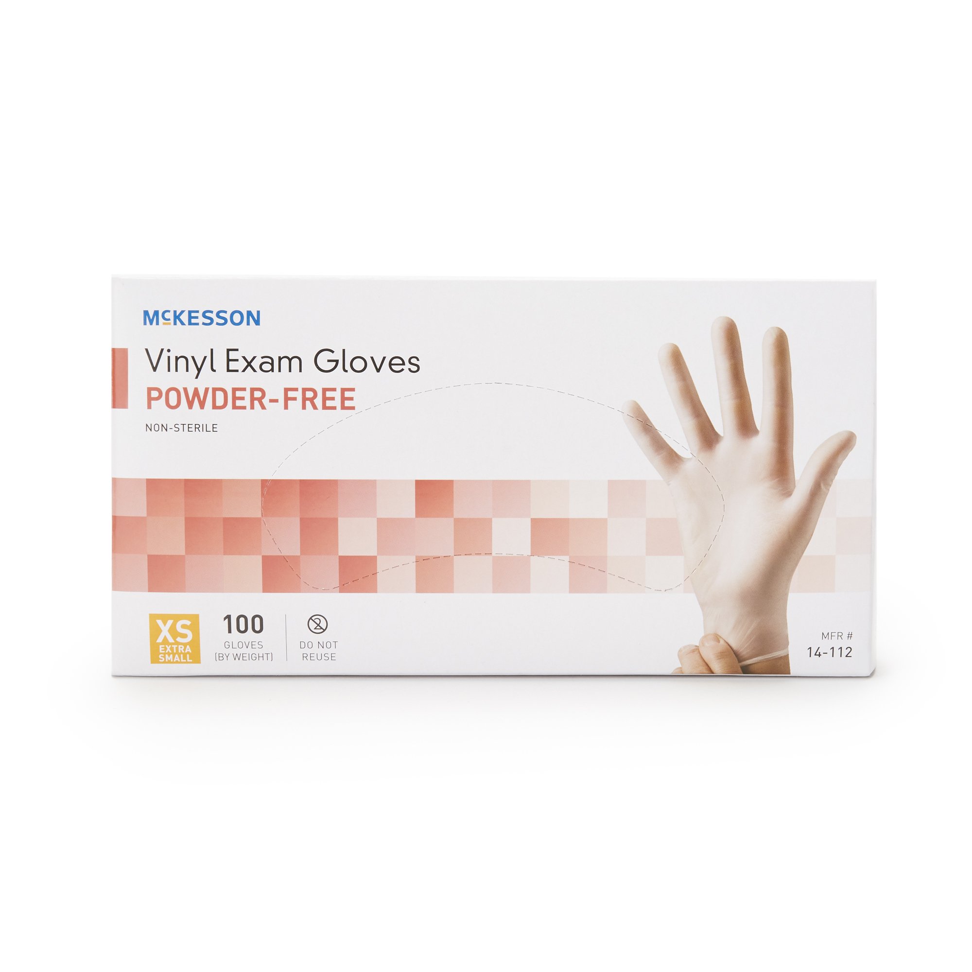 McKesson Vinyl Exam Glove, Extra Small, Clear - Image 5