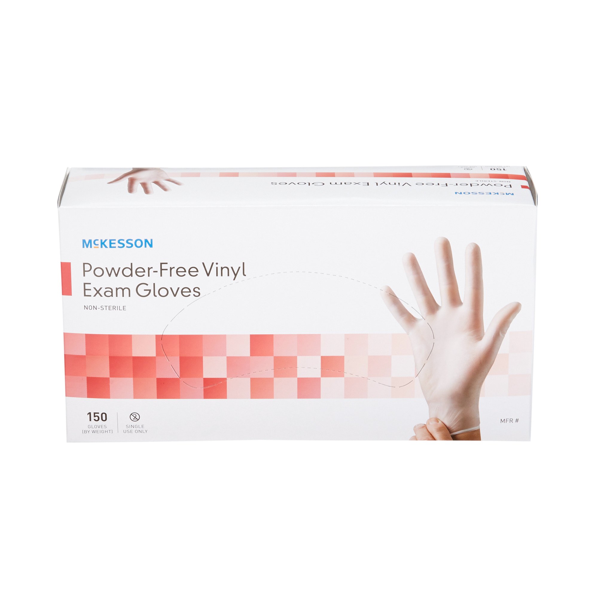 McKesson Vinyl Exam Glove, Extra Small, Clear - Image 5