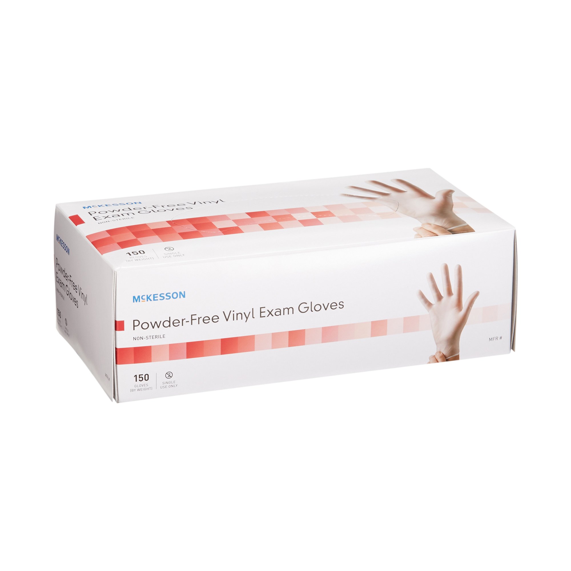 McKesson Vinyl Exam Glove, Extra Small, Clear - Image 6