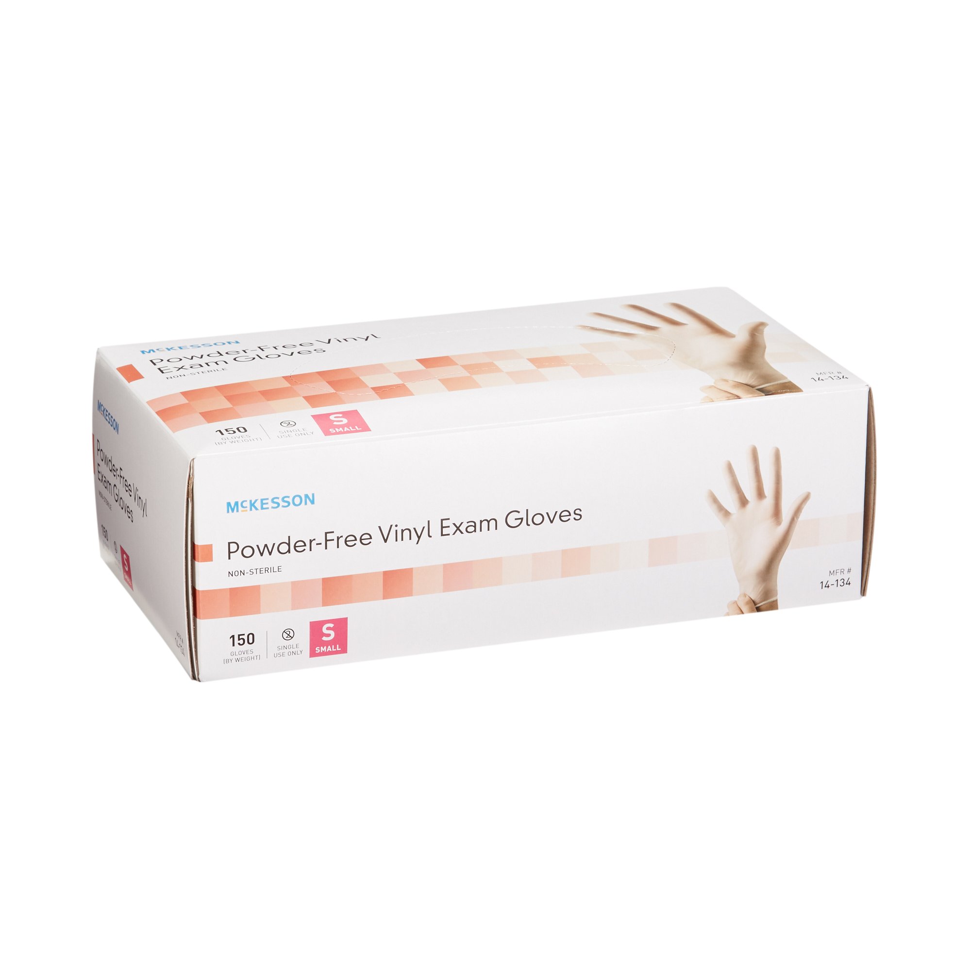 McKesson Vinyl Exam Glove, Small, Clear - Image 6
