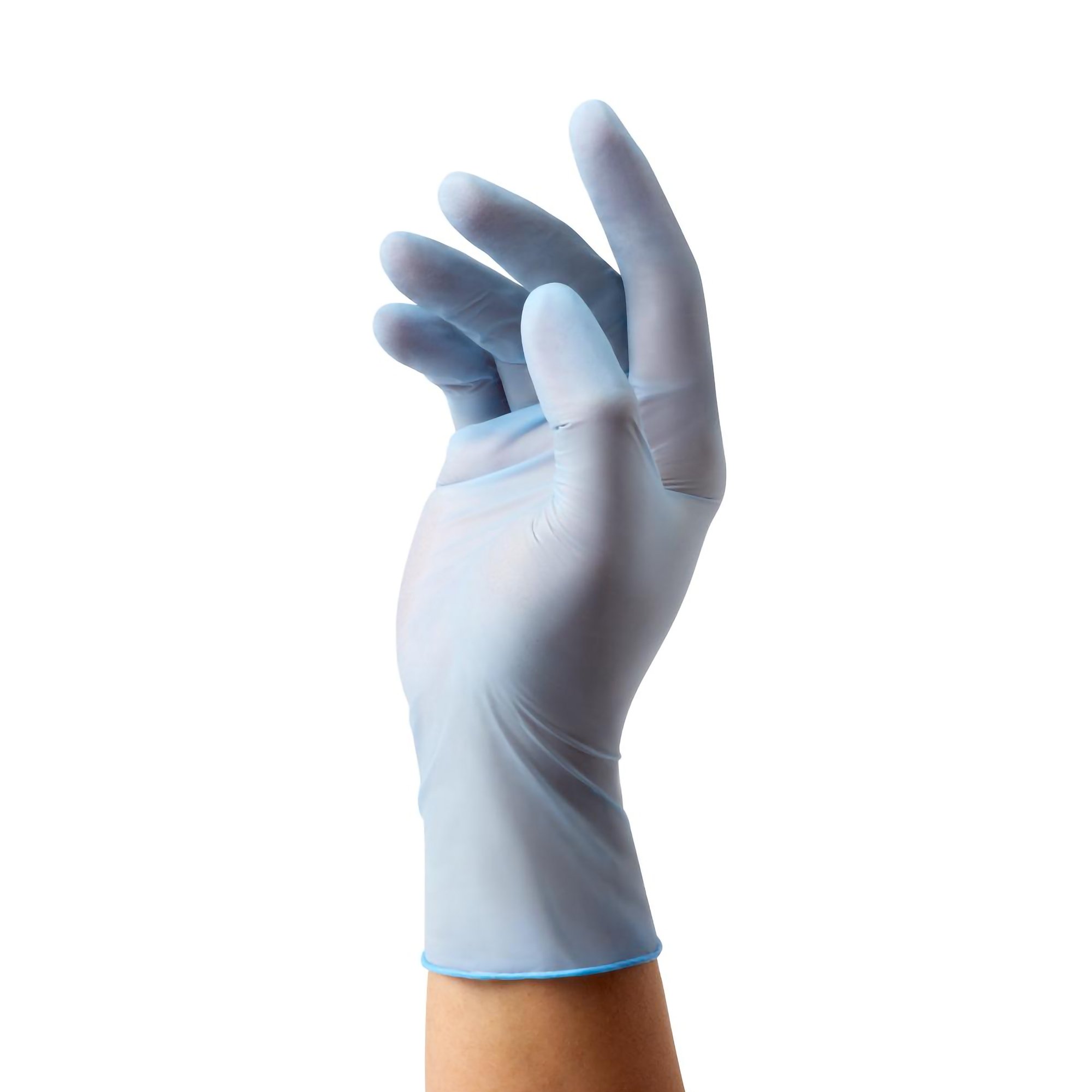 MediGuard® ES Nitrile Exam Glove, Large, Blue - Image 3