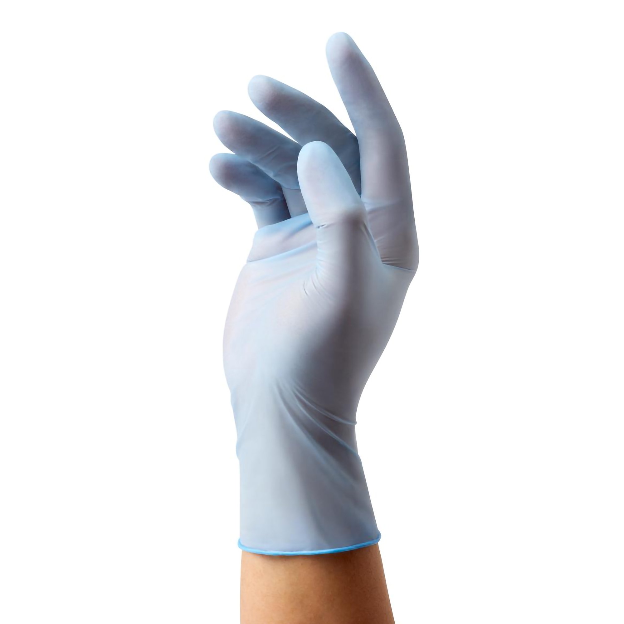 MediGuard® ES Nitrile Exam Glove, Medium, Blue - Image 3