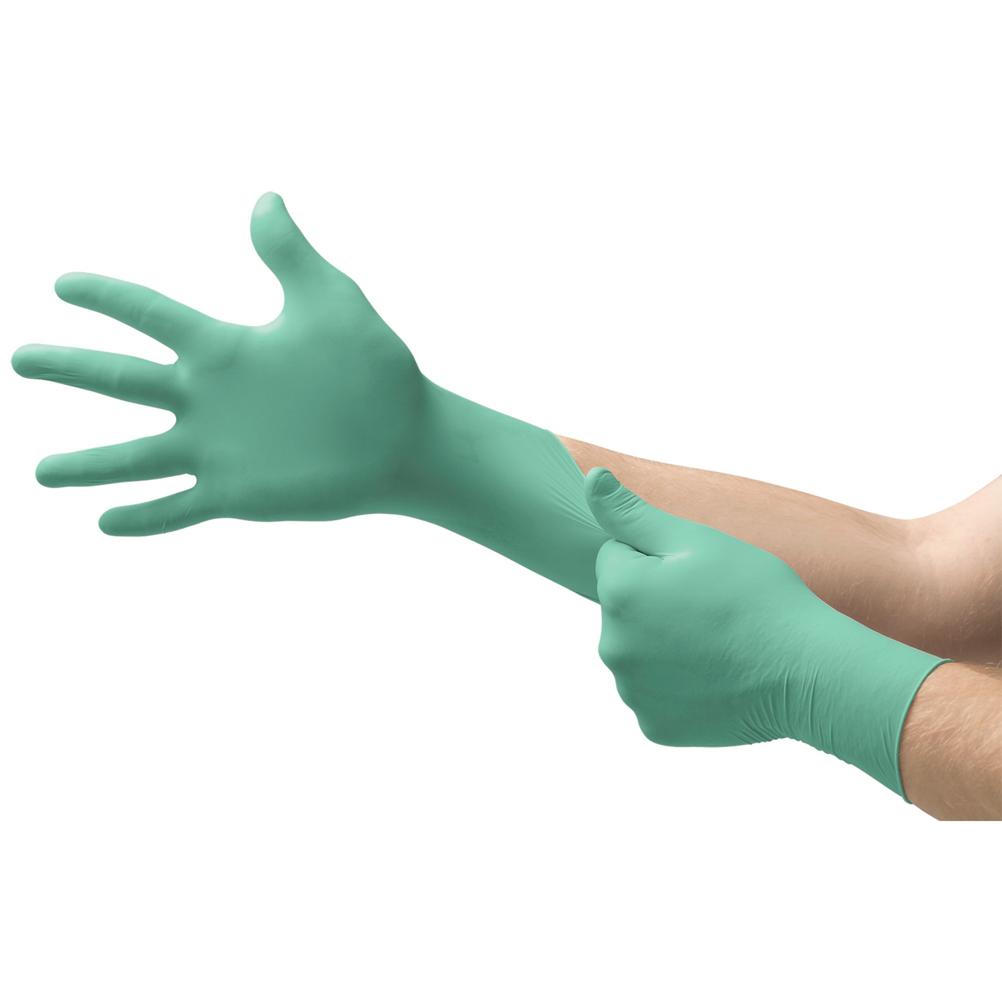 Micro-Touch® Affinity® Polychloroprene Exam Glove, Medium, Green - Image 3