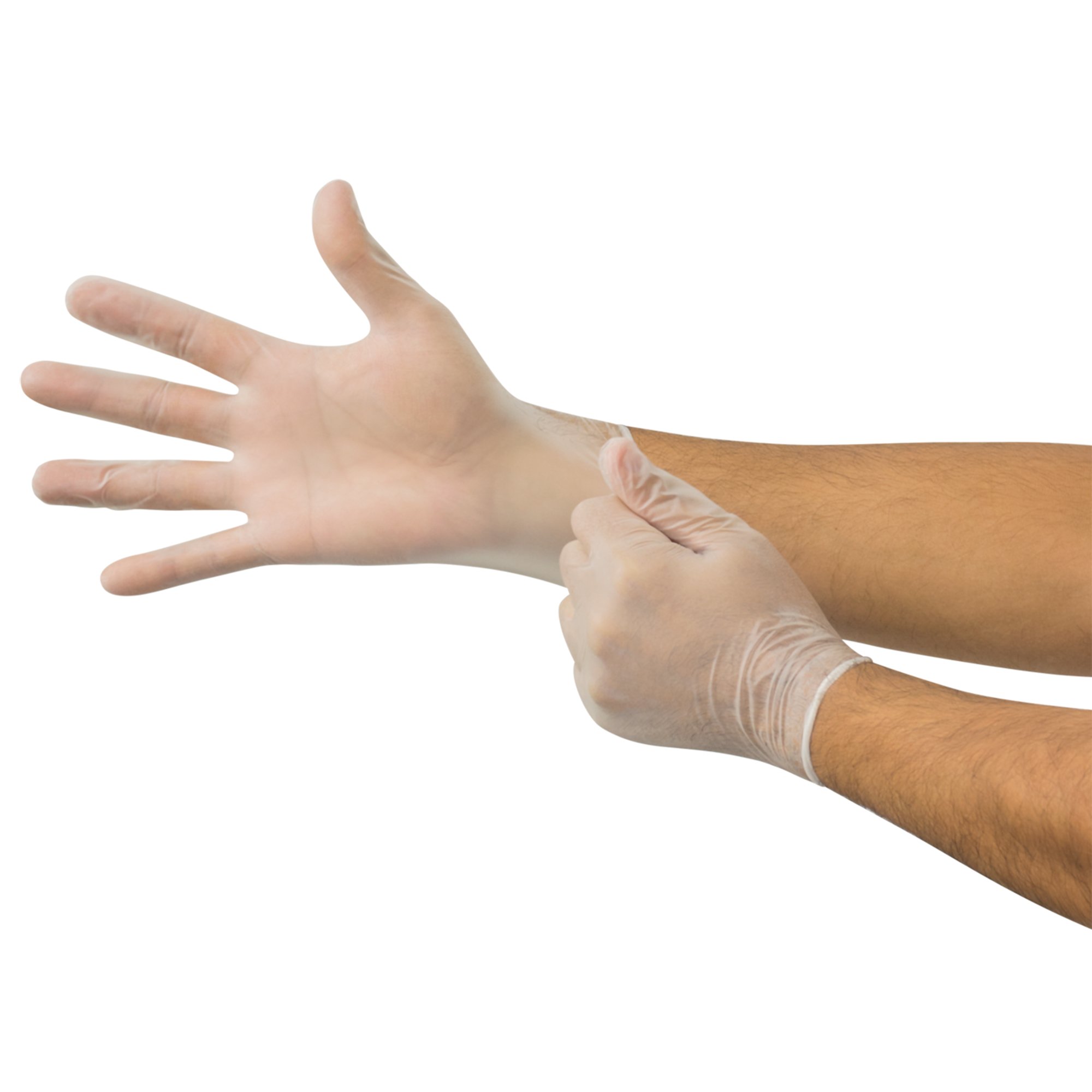 Micro-Touch® Elite® Stretch Vinyl Exam Glove, Large, Ivory - Image 3