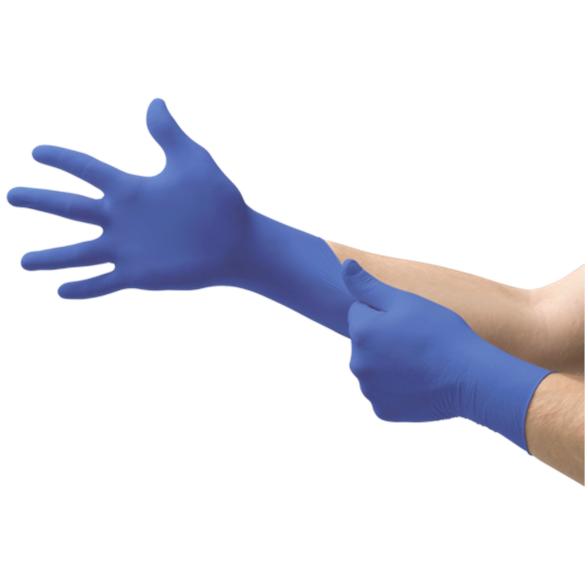 Micro-Touch® Micro-Thin Nitrile Exam Glove, Large, Blue - Image 3