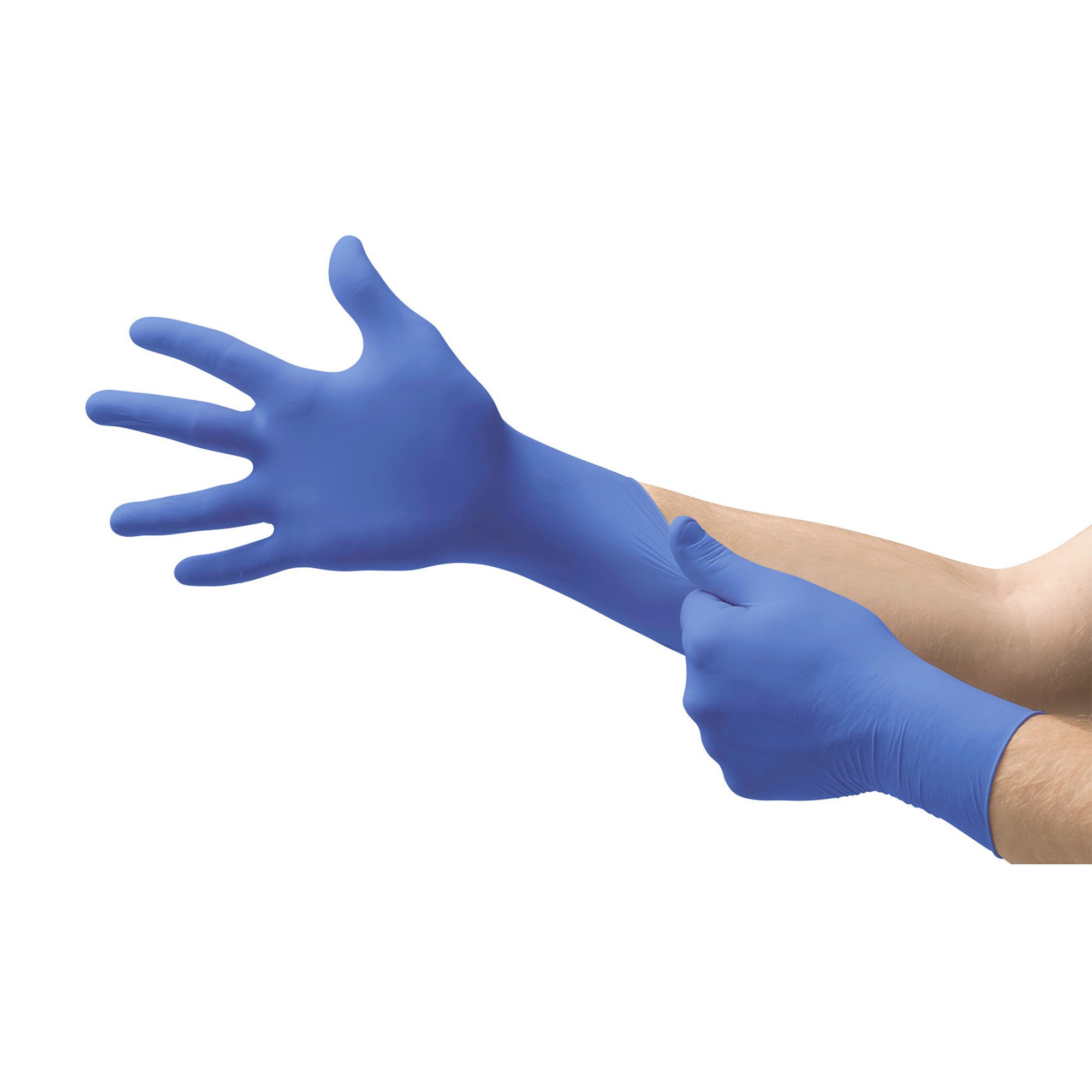 Micro-Touch® Nitrile Exam Glove, Extra Large, Blue - Image 2