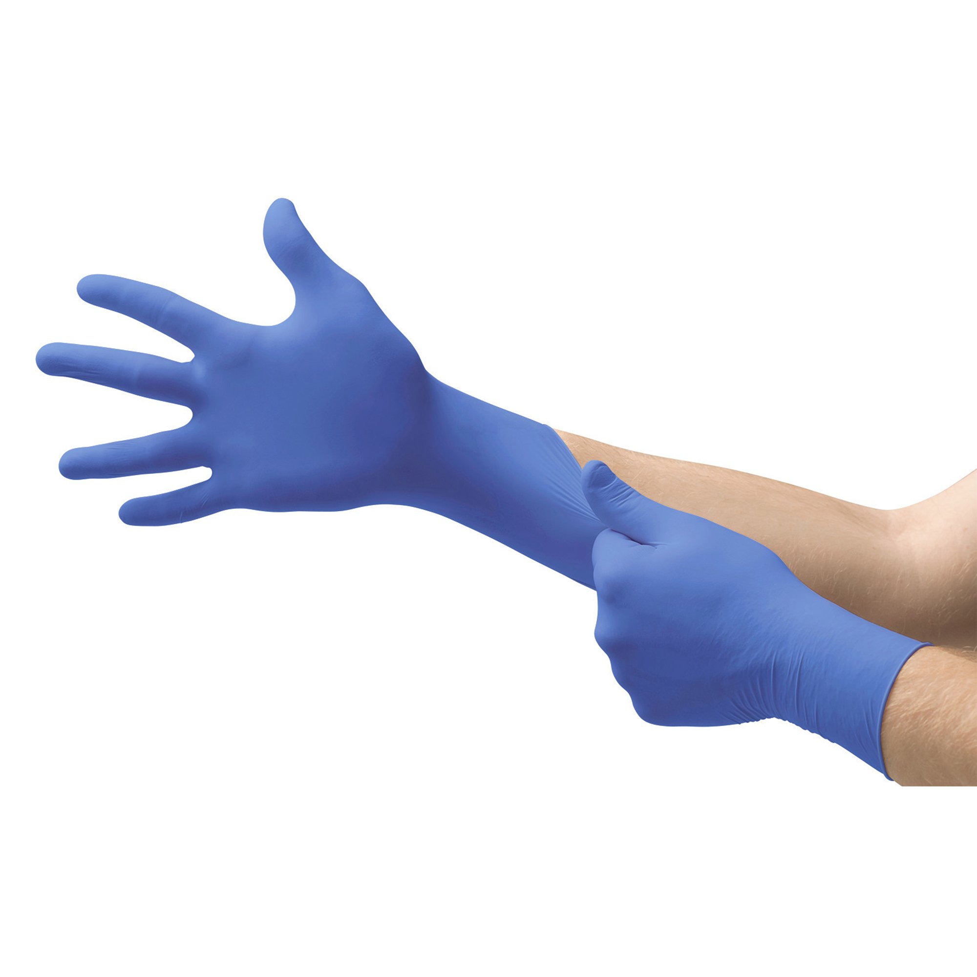 Micro-Touch® Nitrile Exam Glove, Extra Small, Blue - Image 2