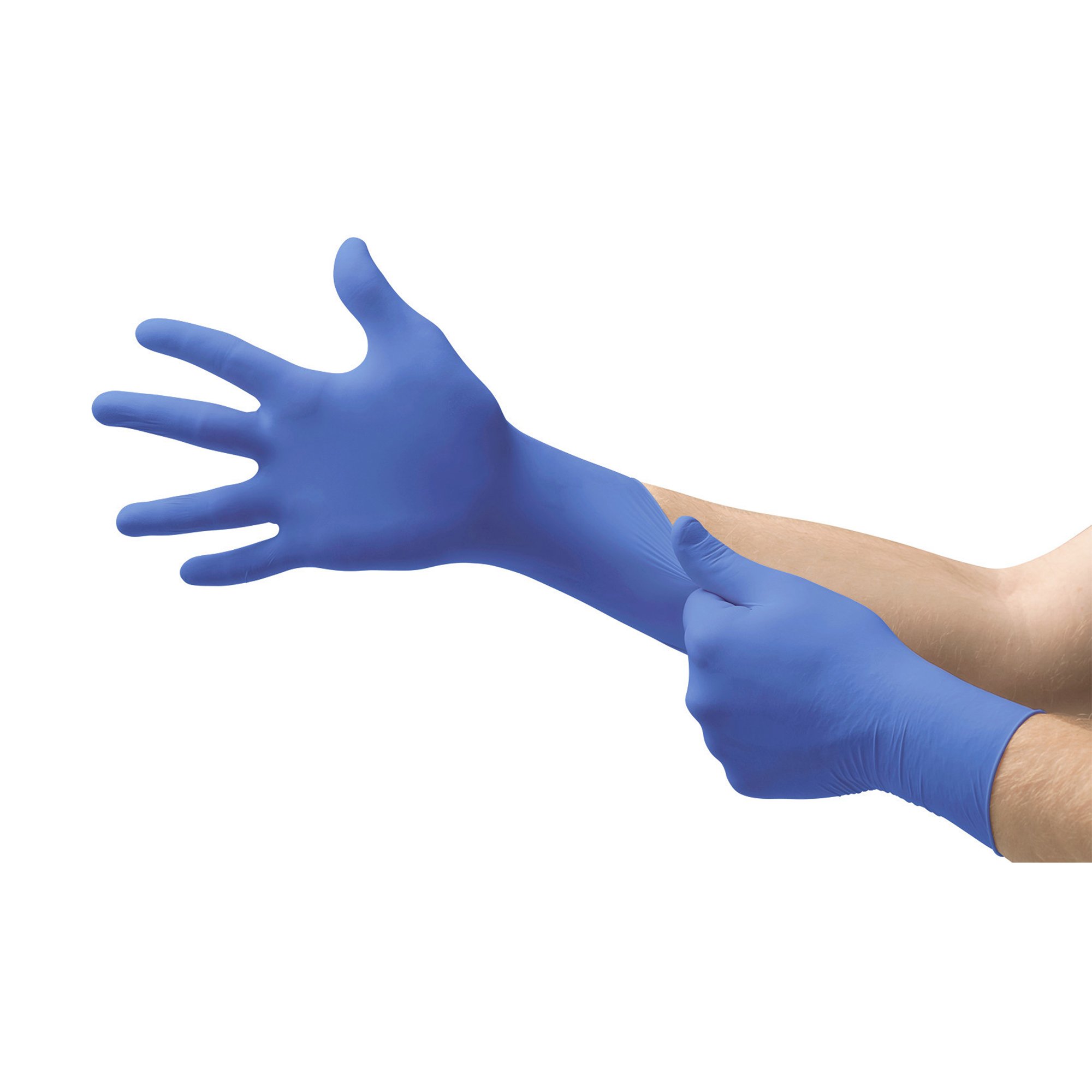Micro-Touch® Nitrile Exam Glove, Large, Blue - Image 2