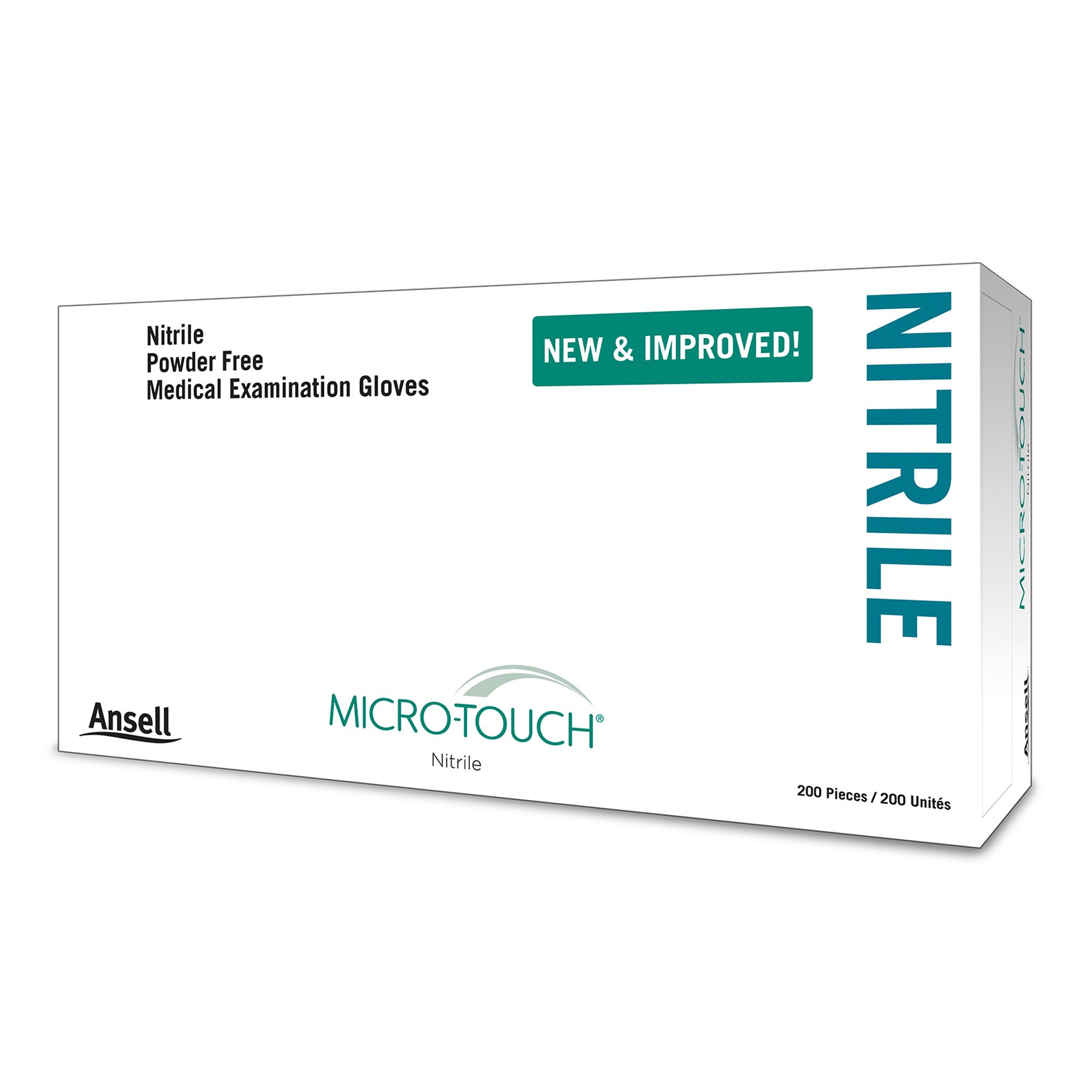 Micro-Touch® Nitrile Exam Glove, Large, Blue - Image 3