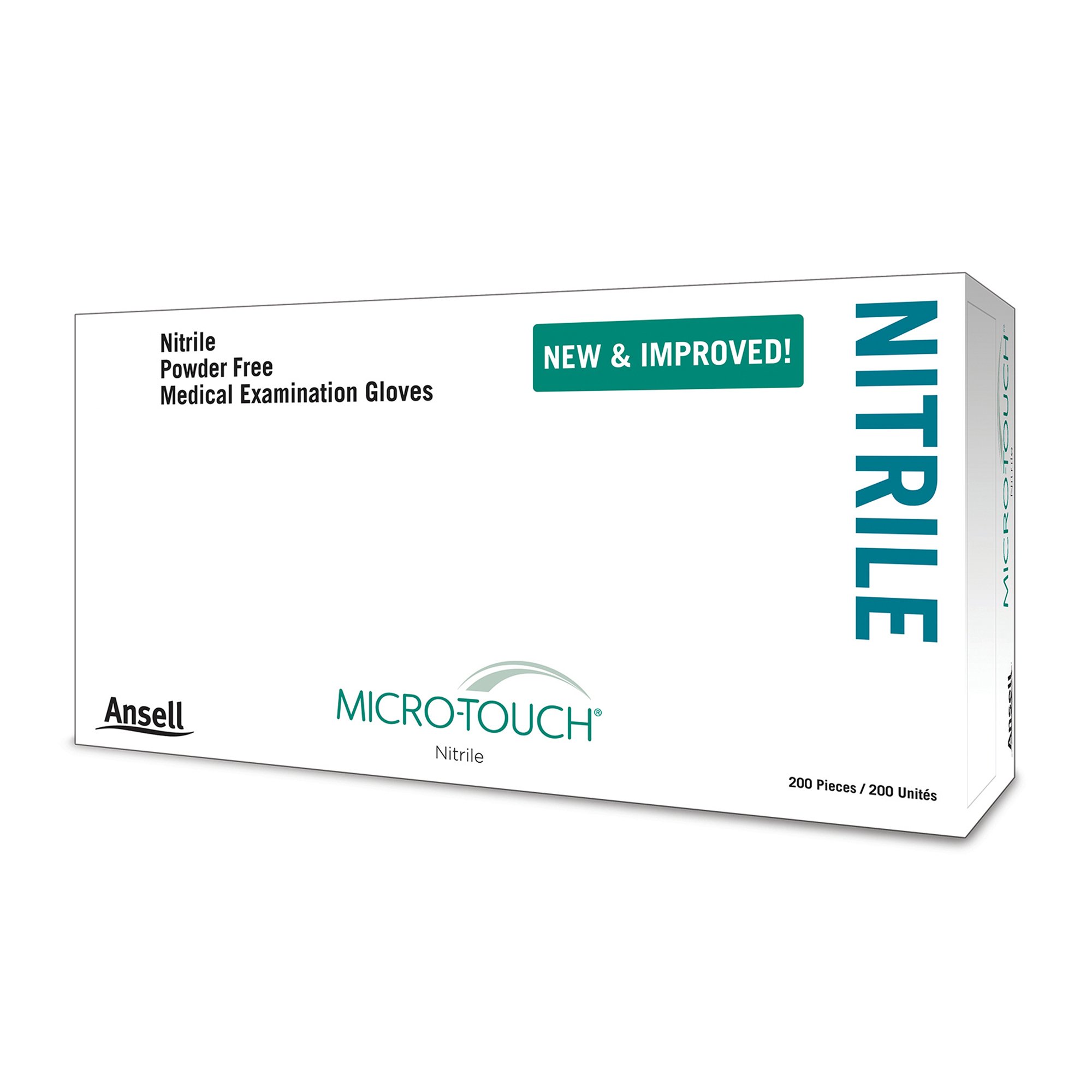 Micro-Touch® Nitrile Exam Glove, Small, Blue - Image 3