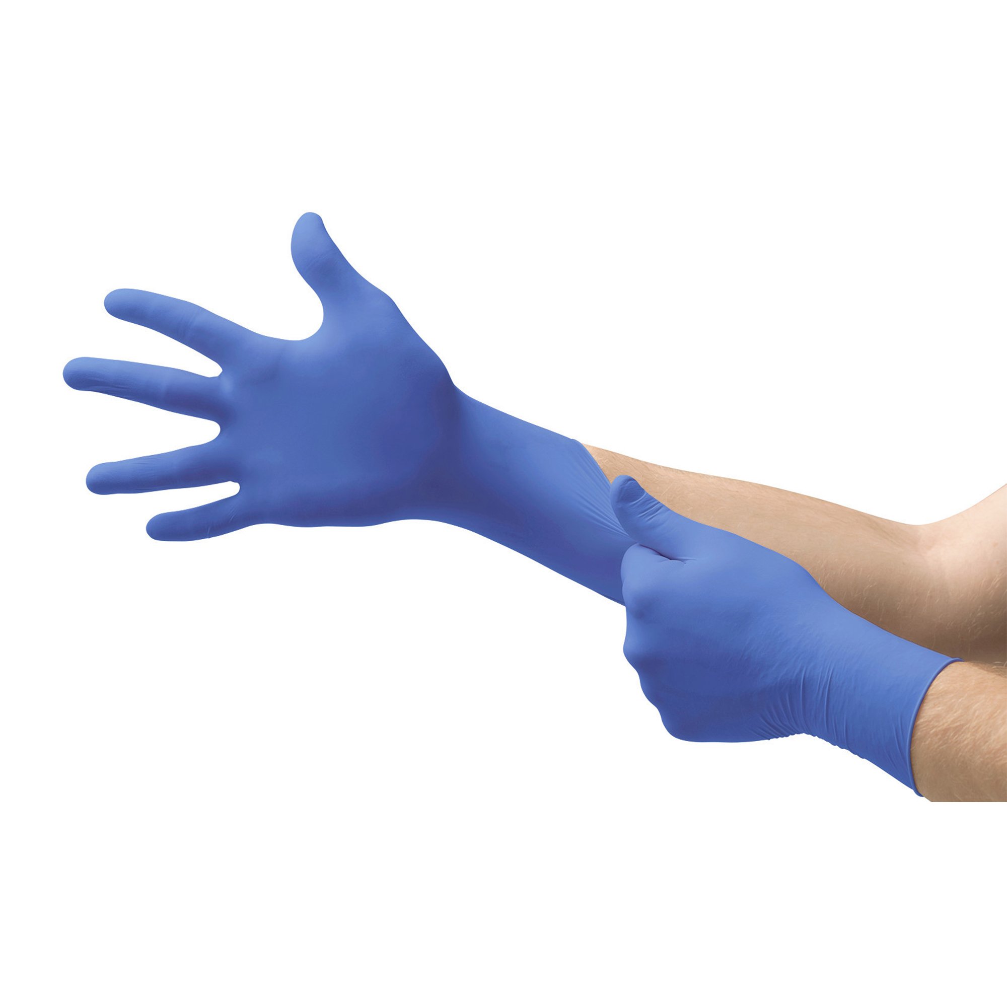 Micro-Touch® Nitrile Exam Glove, Small, Blue - Image 2
