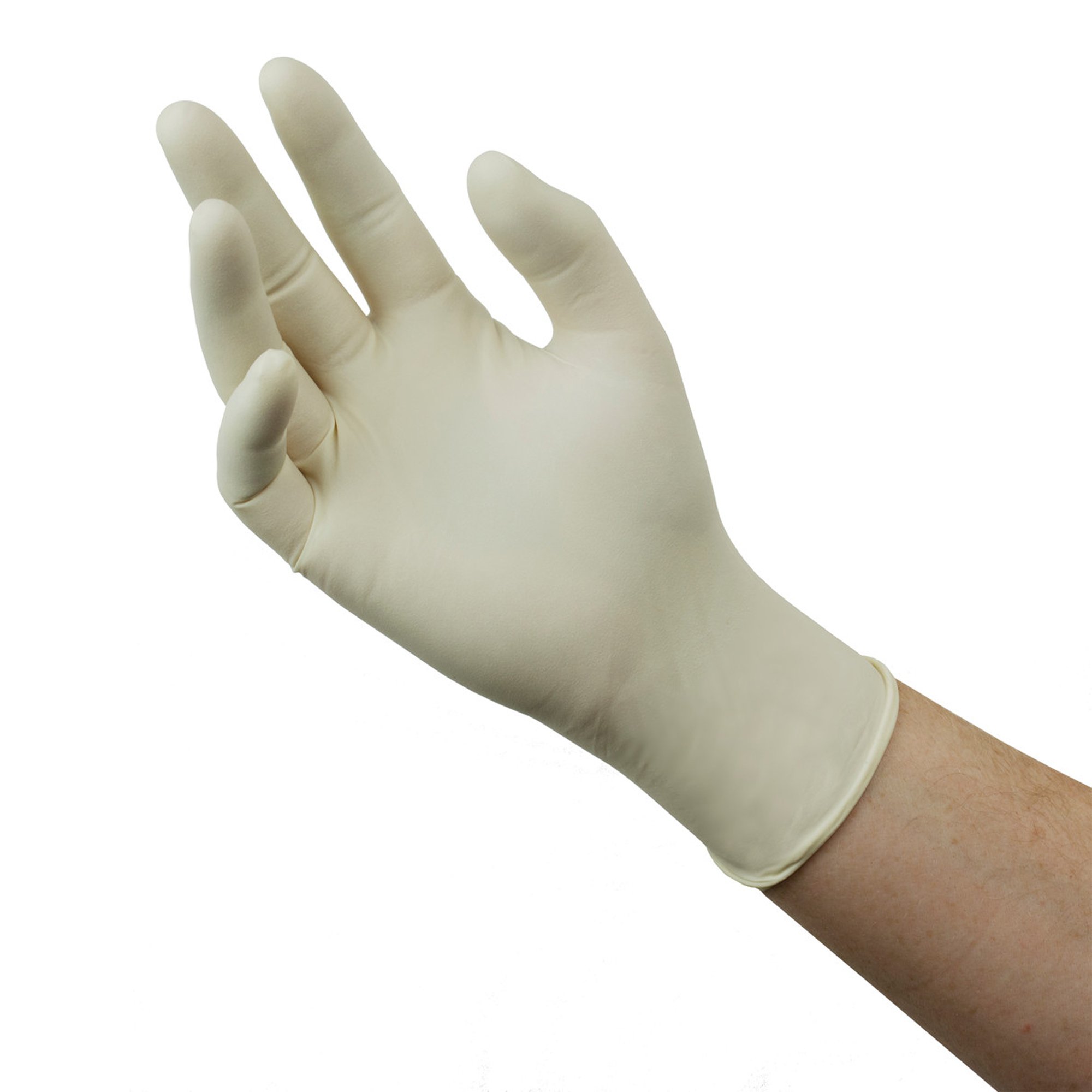 Microflex® Diamond Grip Plus™ Latex Gloves, Large, White - Image 3