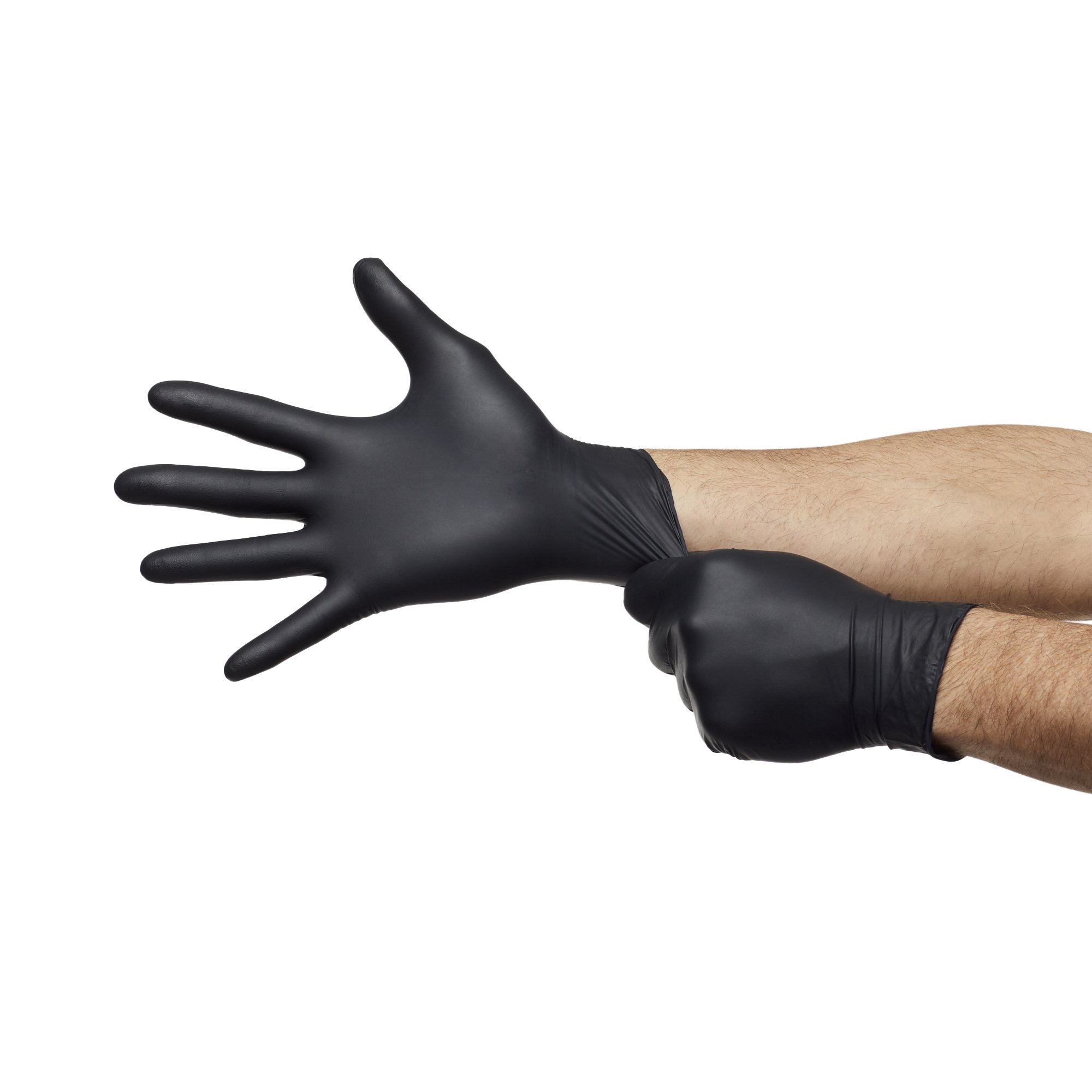 Microflex® Midknight™ Nitrile Exam Glove, Medium, Black - Image 3