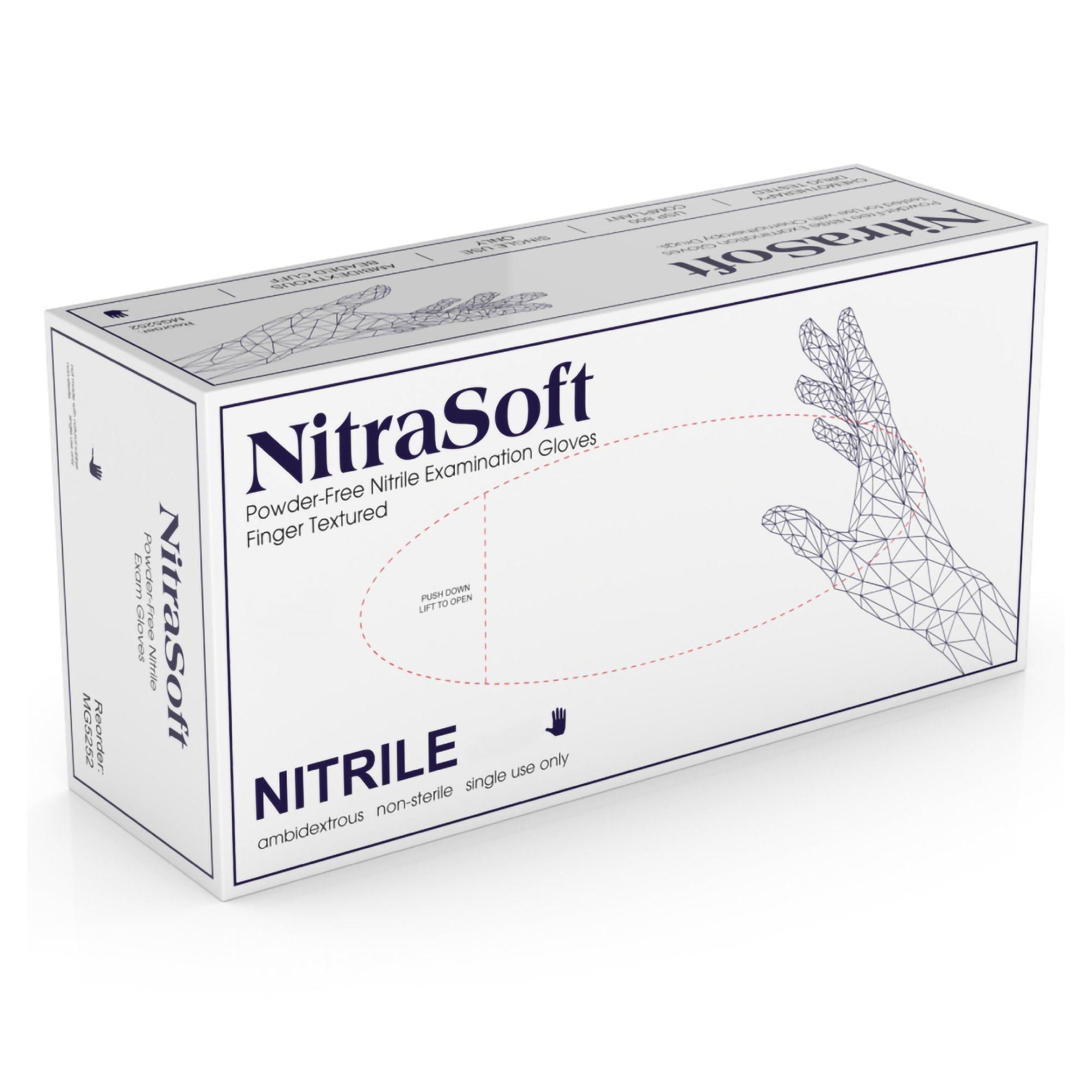 NitraSoft 250 Exam Glove - Image 2