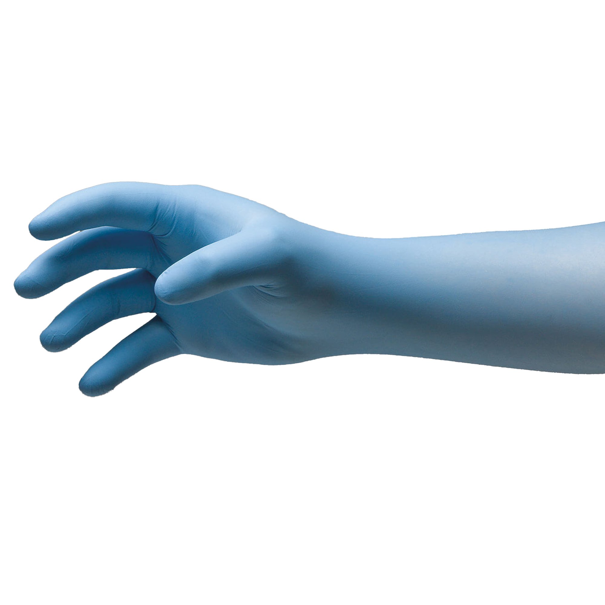 NitriDerm® EP Nitrile Extended Cuff Length Exam Glove, Large, Blue - Image 3