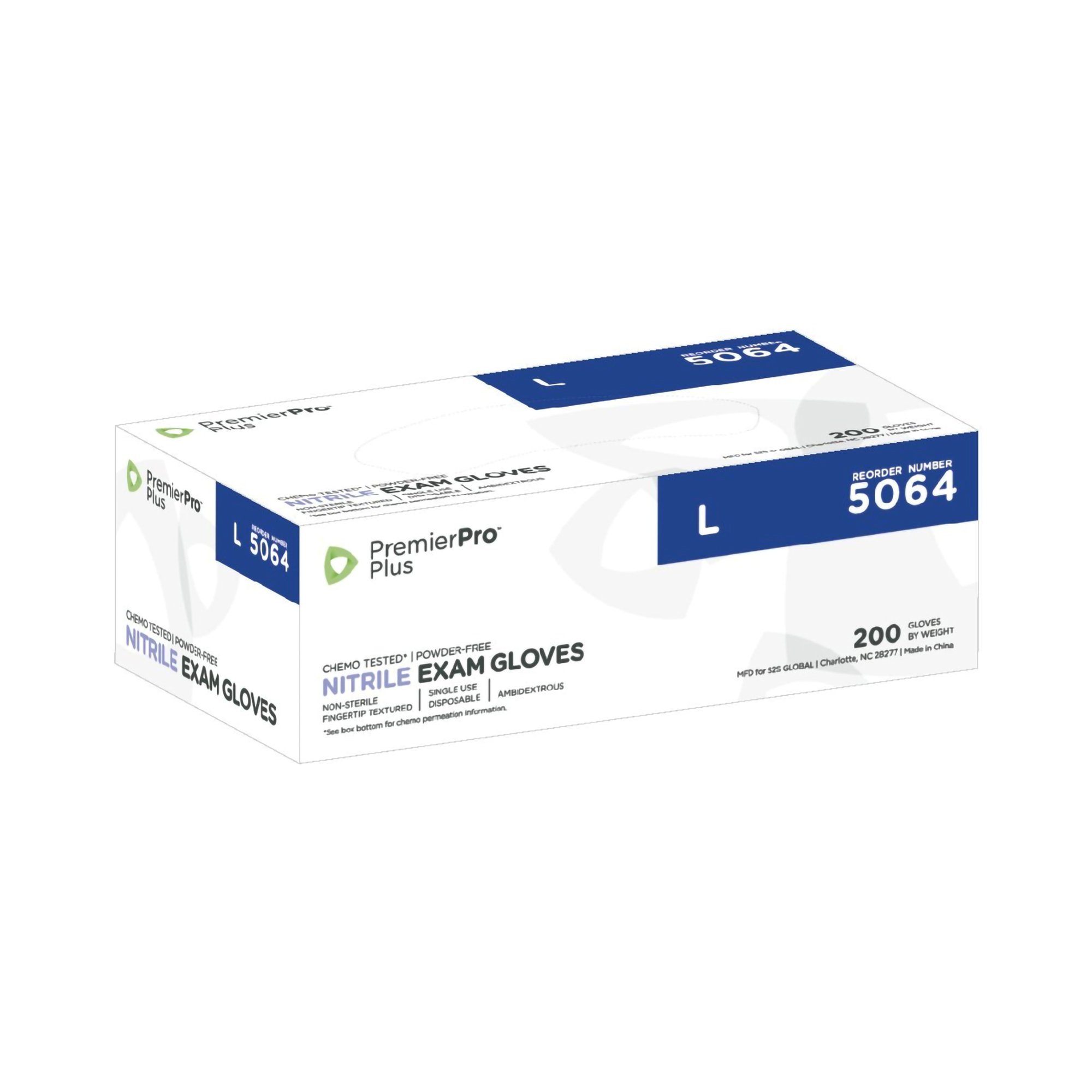 PremierPro™ Plus Nitrile Exam Glove, Large, Lavender - Image 2