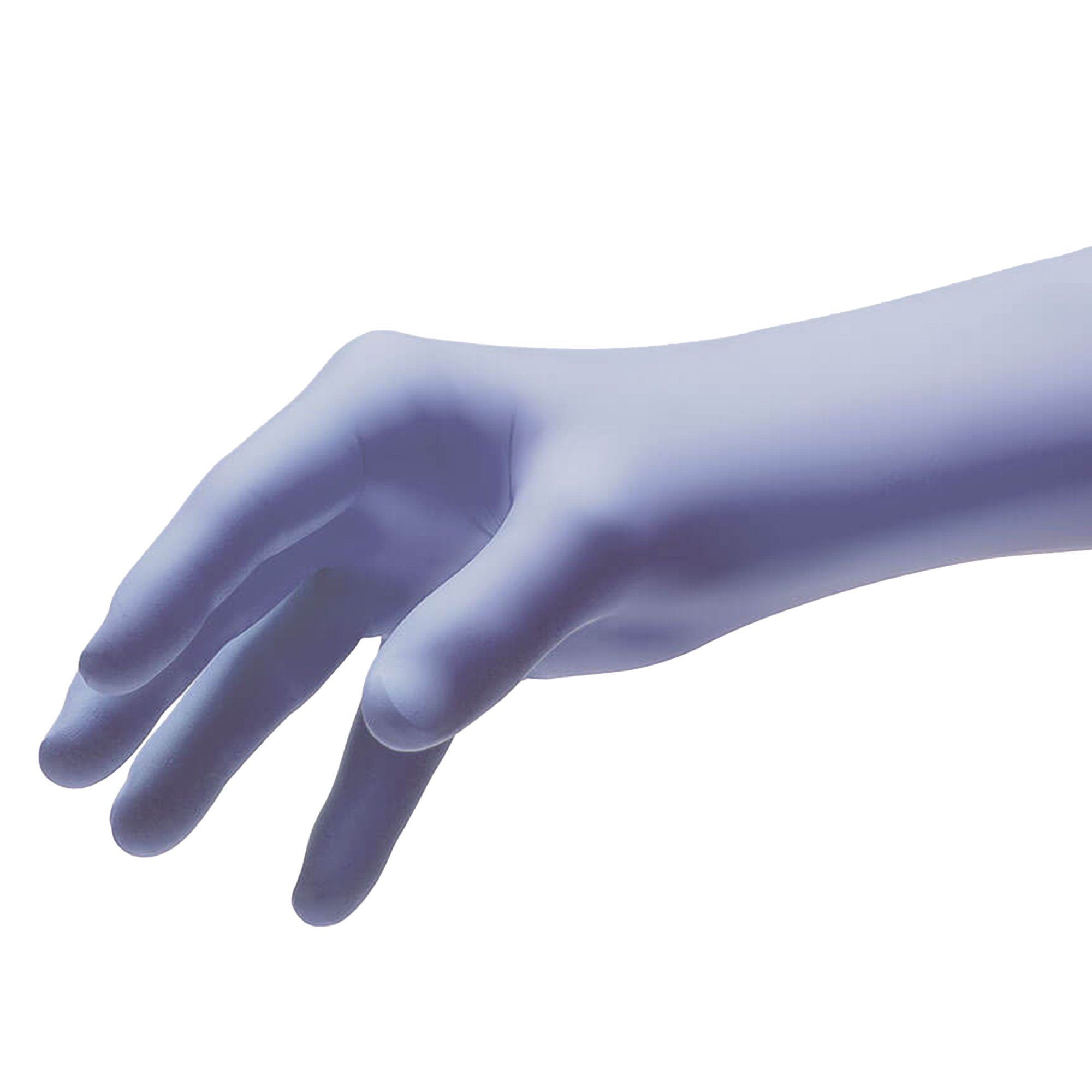 Pulse® Nitrile Exam Glove, Large, Aqua Blue - Image 3