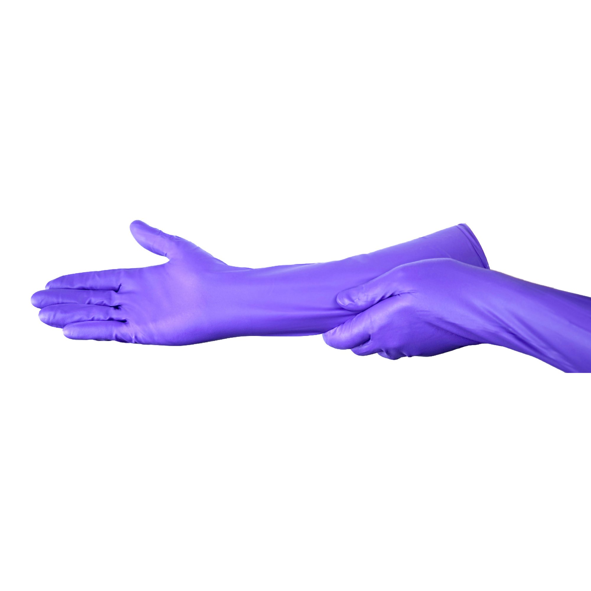 Purple Nitrile Max™ Extended Cuff Length Exam Glove, Small - Image 3