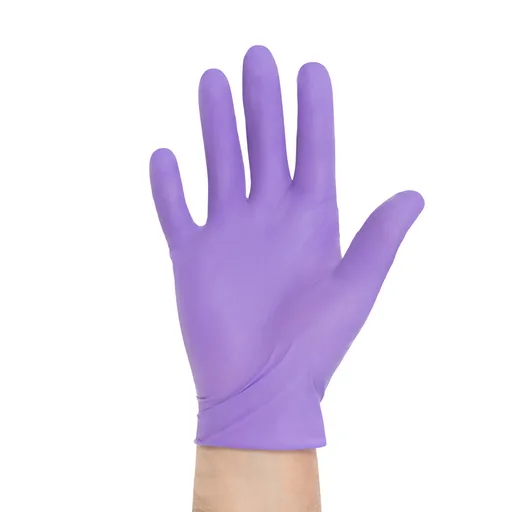 Purple Nitrile-Xtra™ Extended Cuff Length Exam Glove, Medium