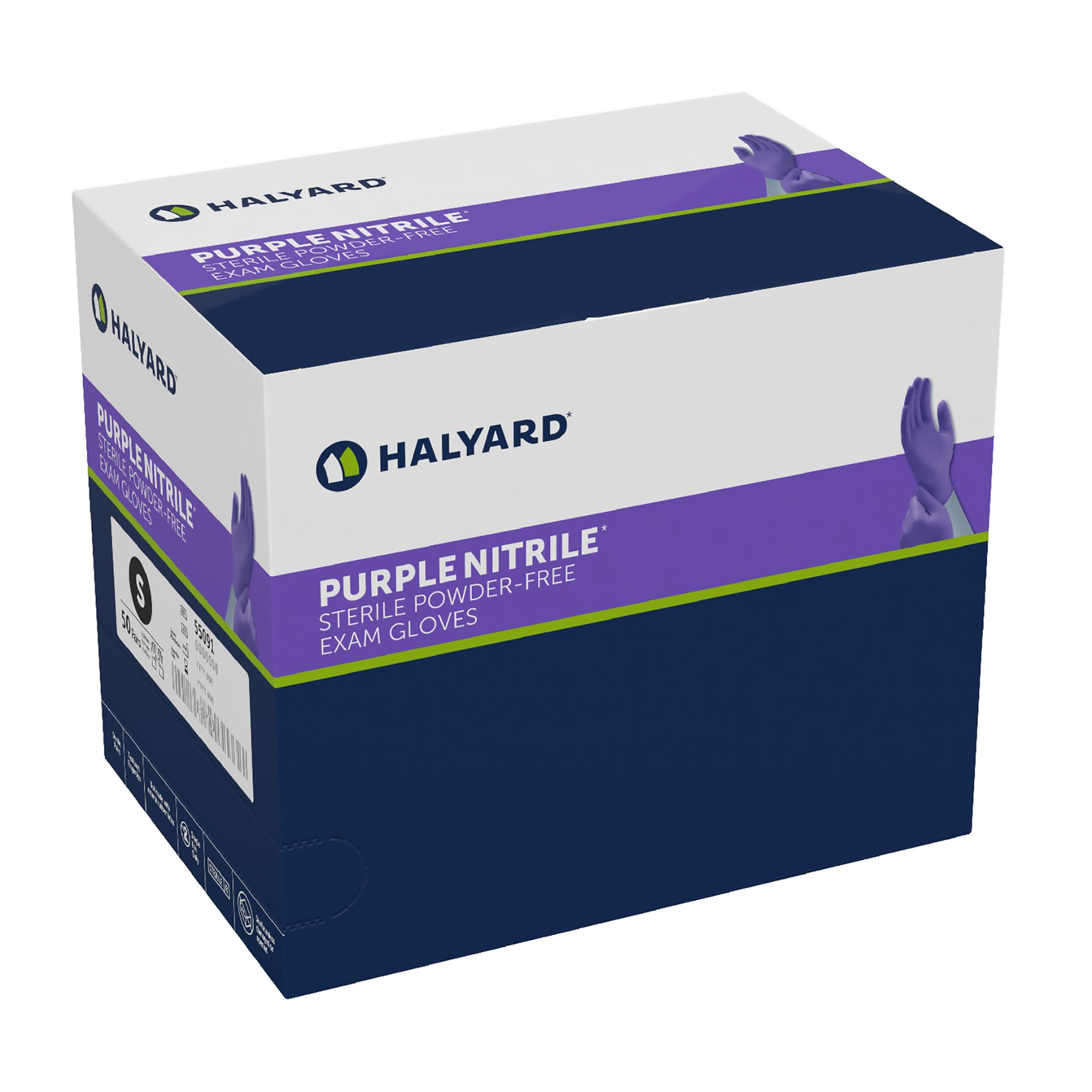 Purple Nitrile® Exam Glove, Small - Image 2