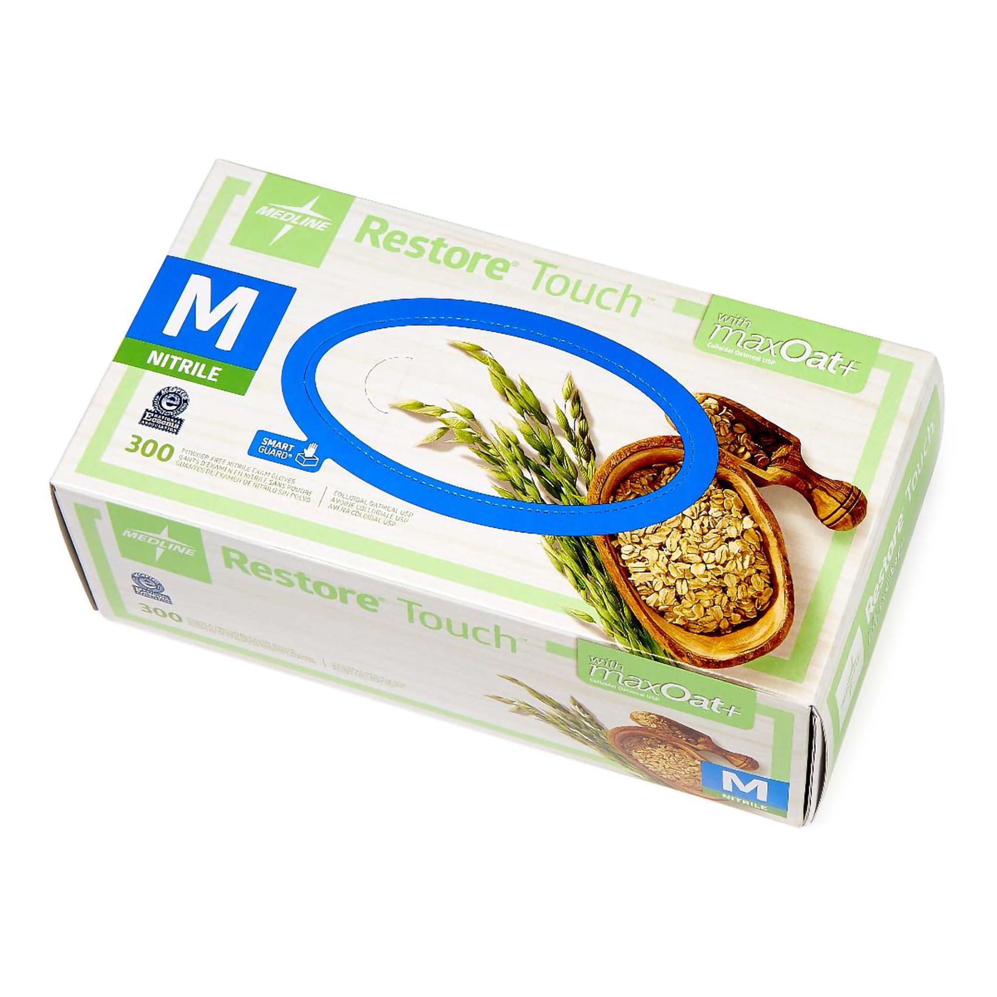 Restore® Touch Nitrile Exam Glove, Green, Medium - Image 3