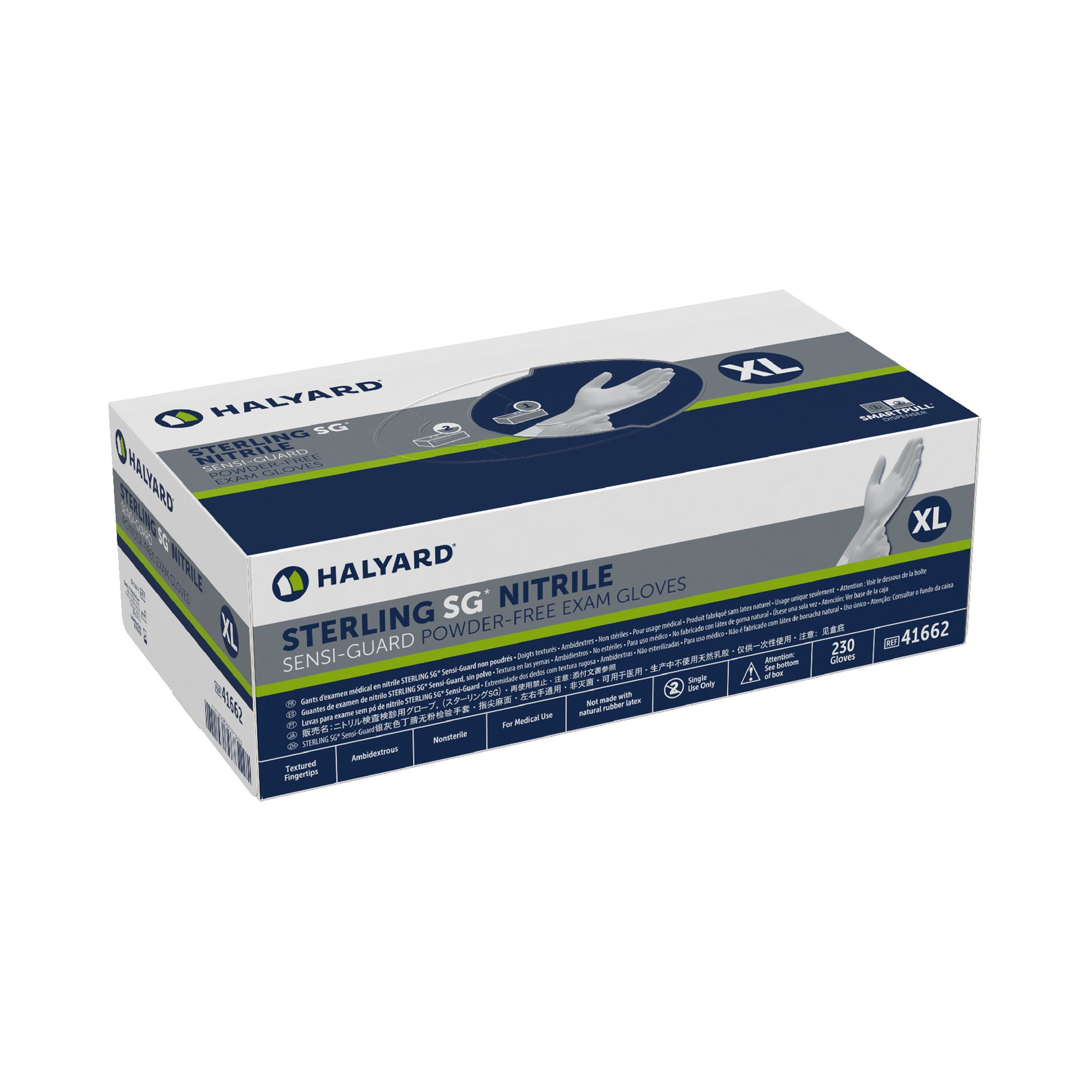 Sterling SG® Nitrile Exam Glove, Extra Large, Silver - Image 2