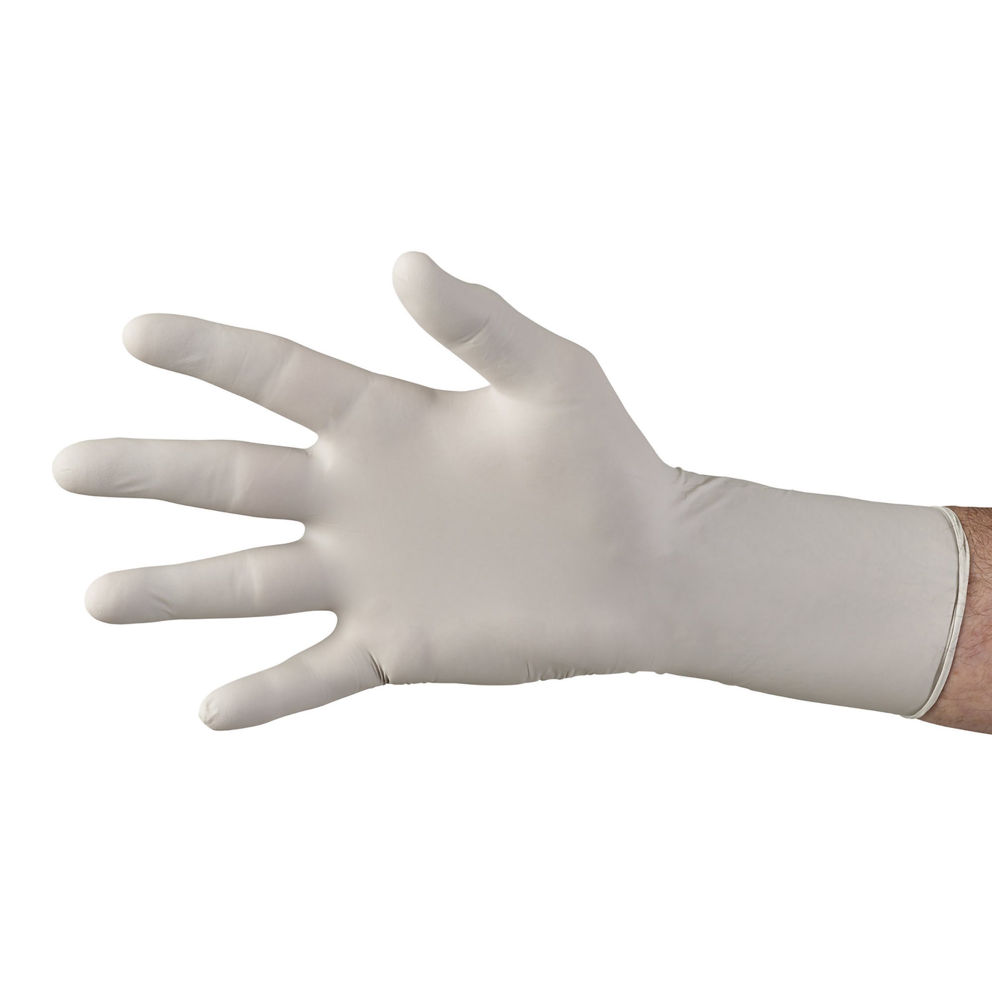 Sterling-Xtra® Nitrile Extended Cuff Length Exam Glove, Small, Gray - Image 4