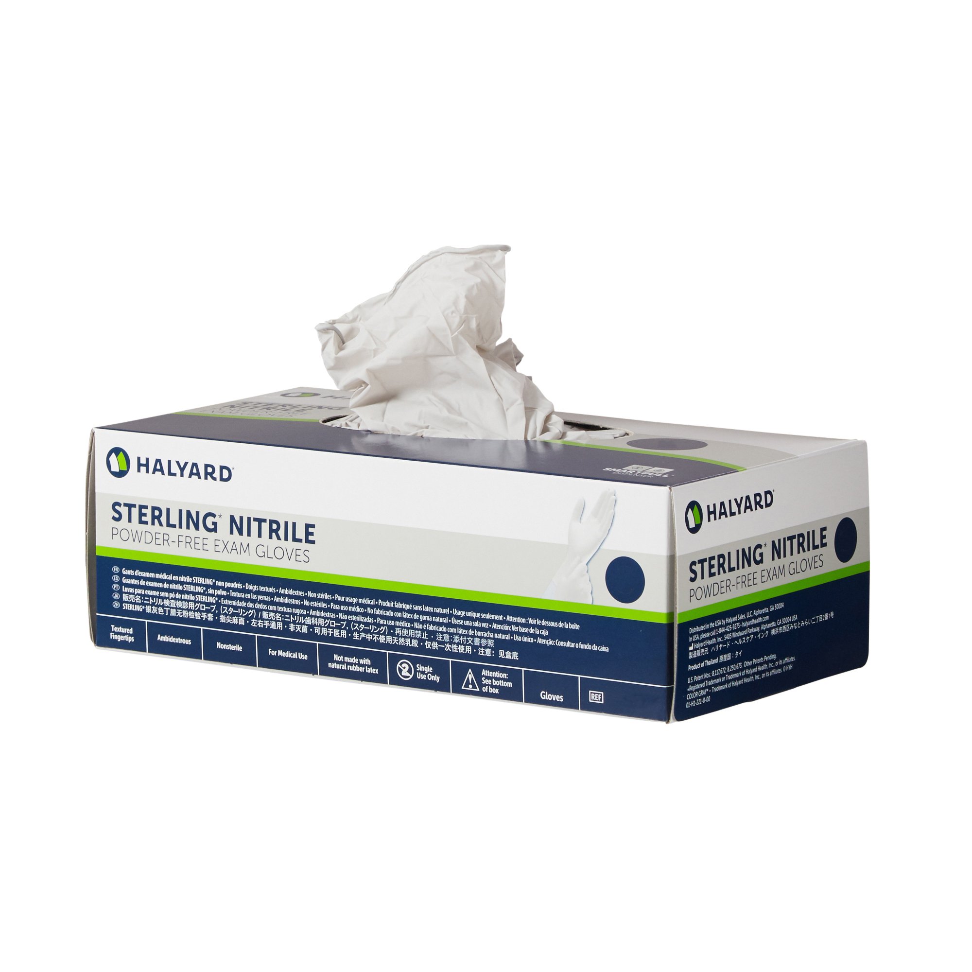 Sterling® Nitrile Exam Glove, Extra Large, Gray - Image 2