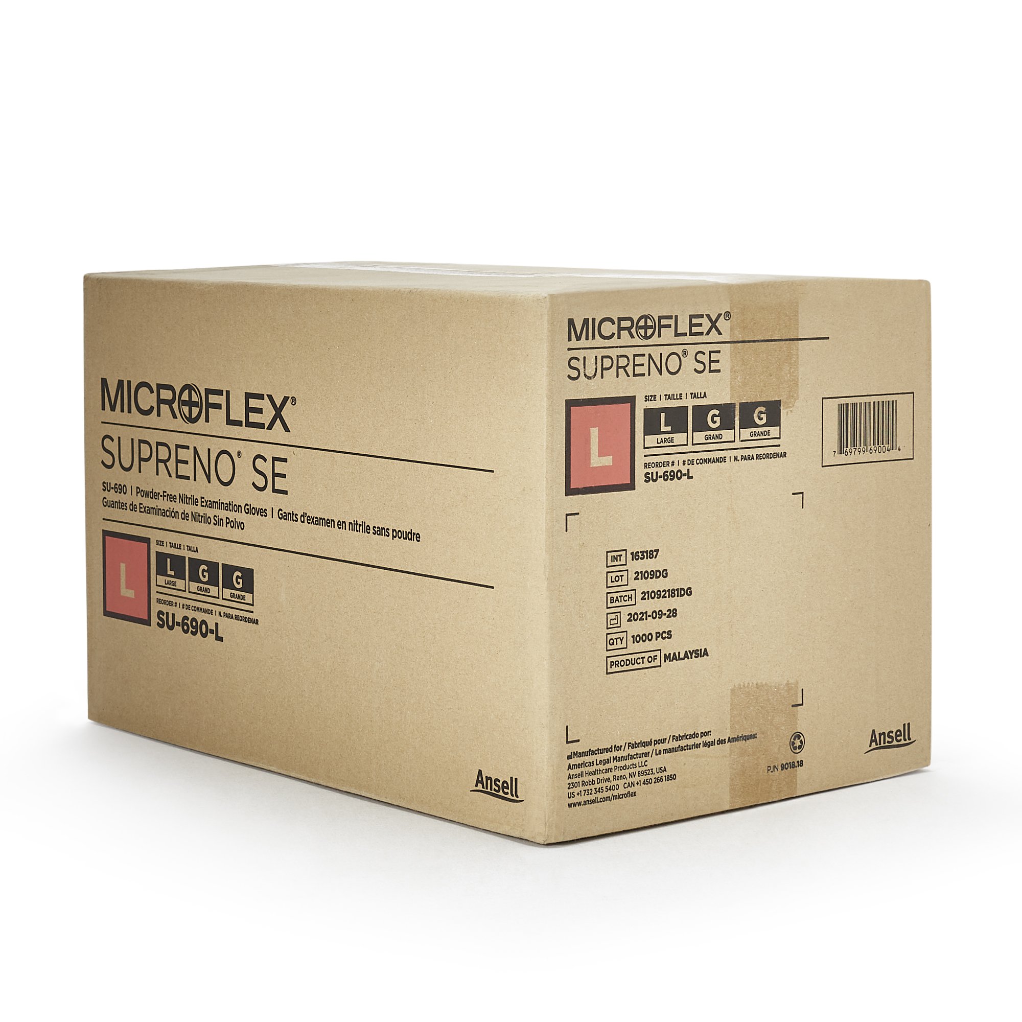 Supreno® SE Nitrile Exam Glove, Large, Blue - Image 4