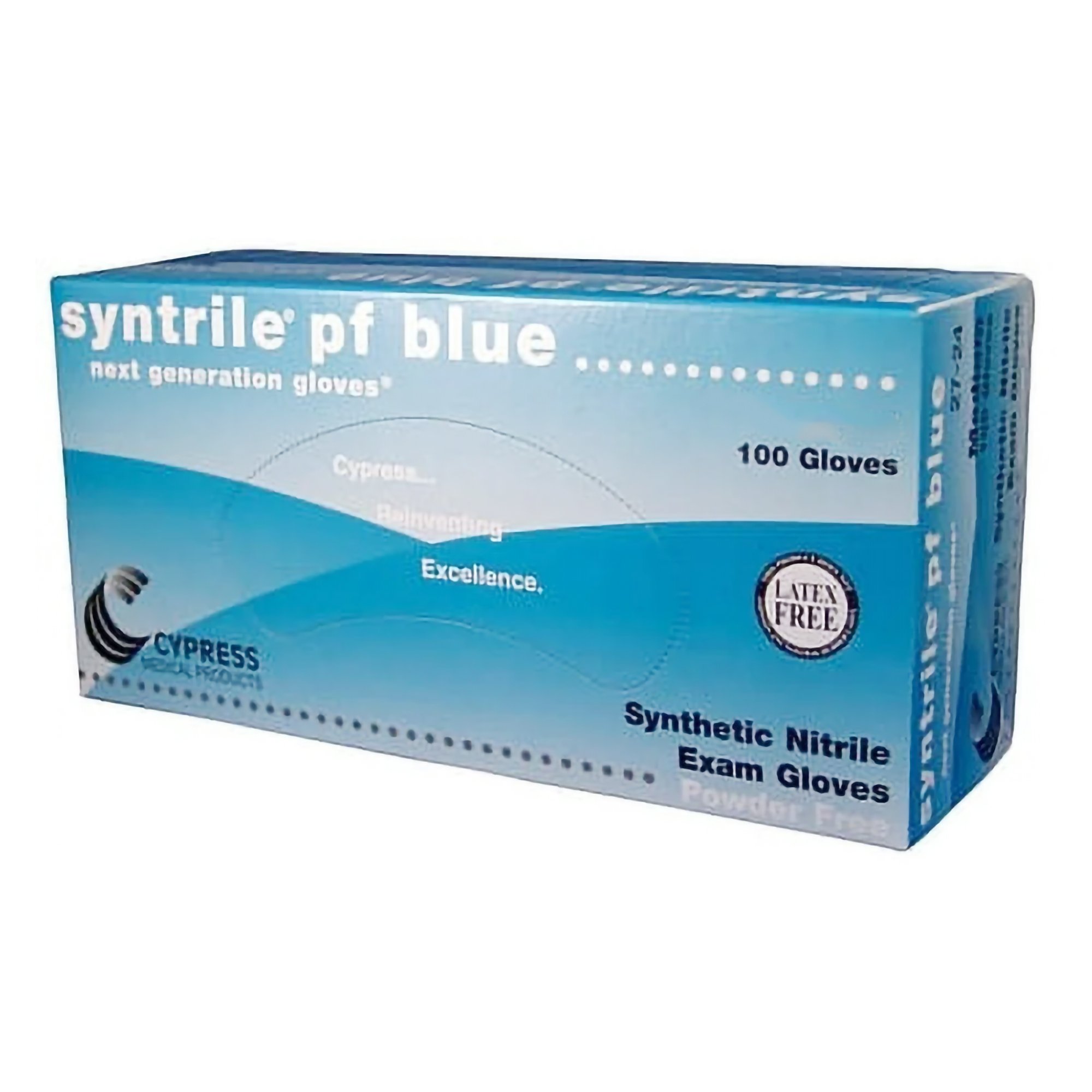 Syntrile® pf Nitrile Exam Glove, Extra Large, Blue - Image 2