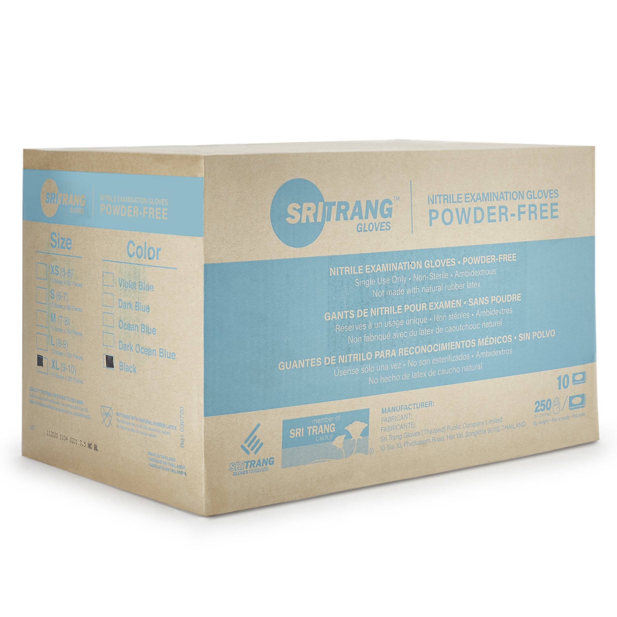 Touch of Life™ Nitrile Exam Glove, Extra Large, Black - Image 4