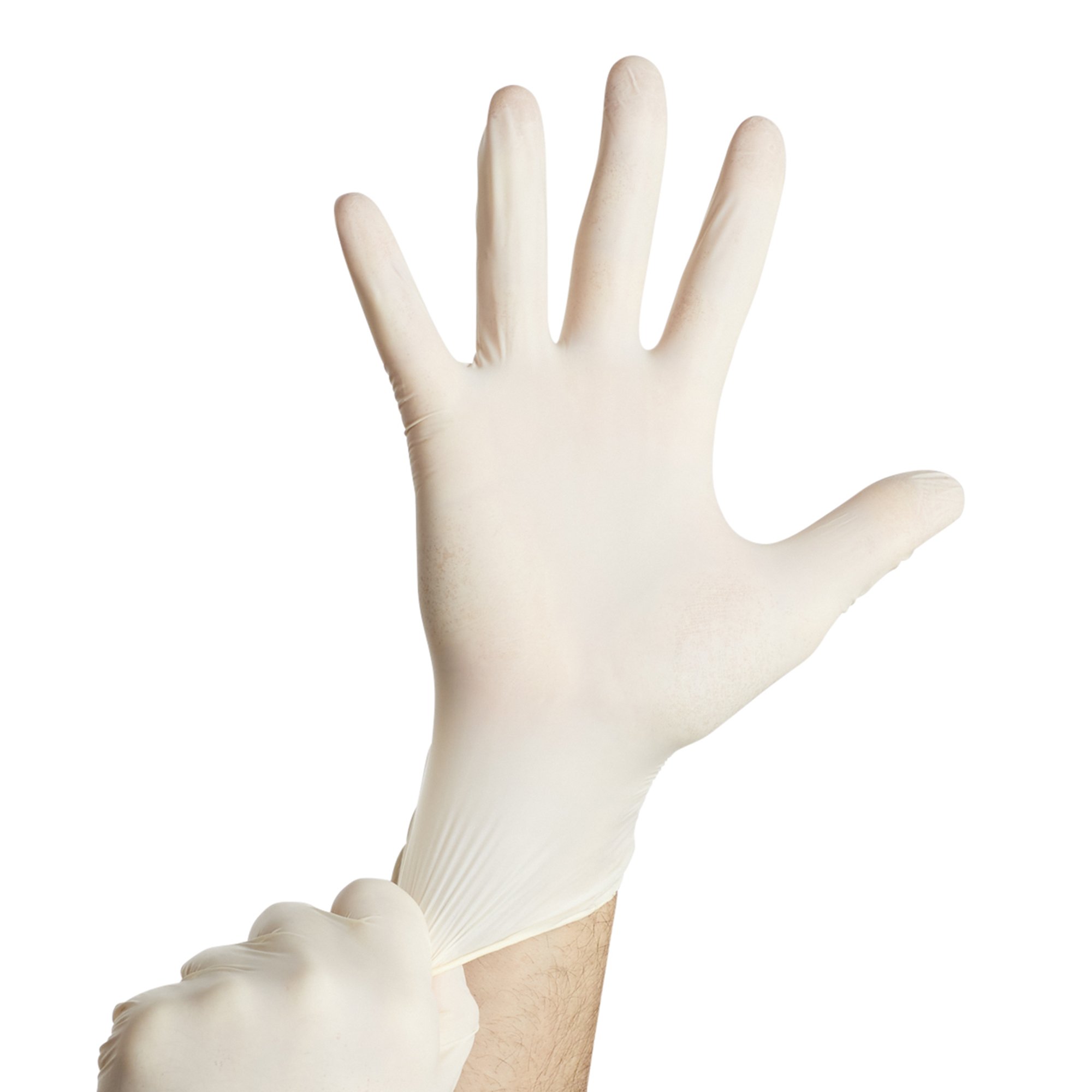 Trilon 2000® PF with MC3® Stretch Vinyl Exam Glove, Medium, Ivory - Image 5