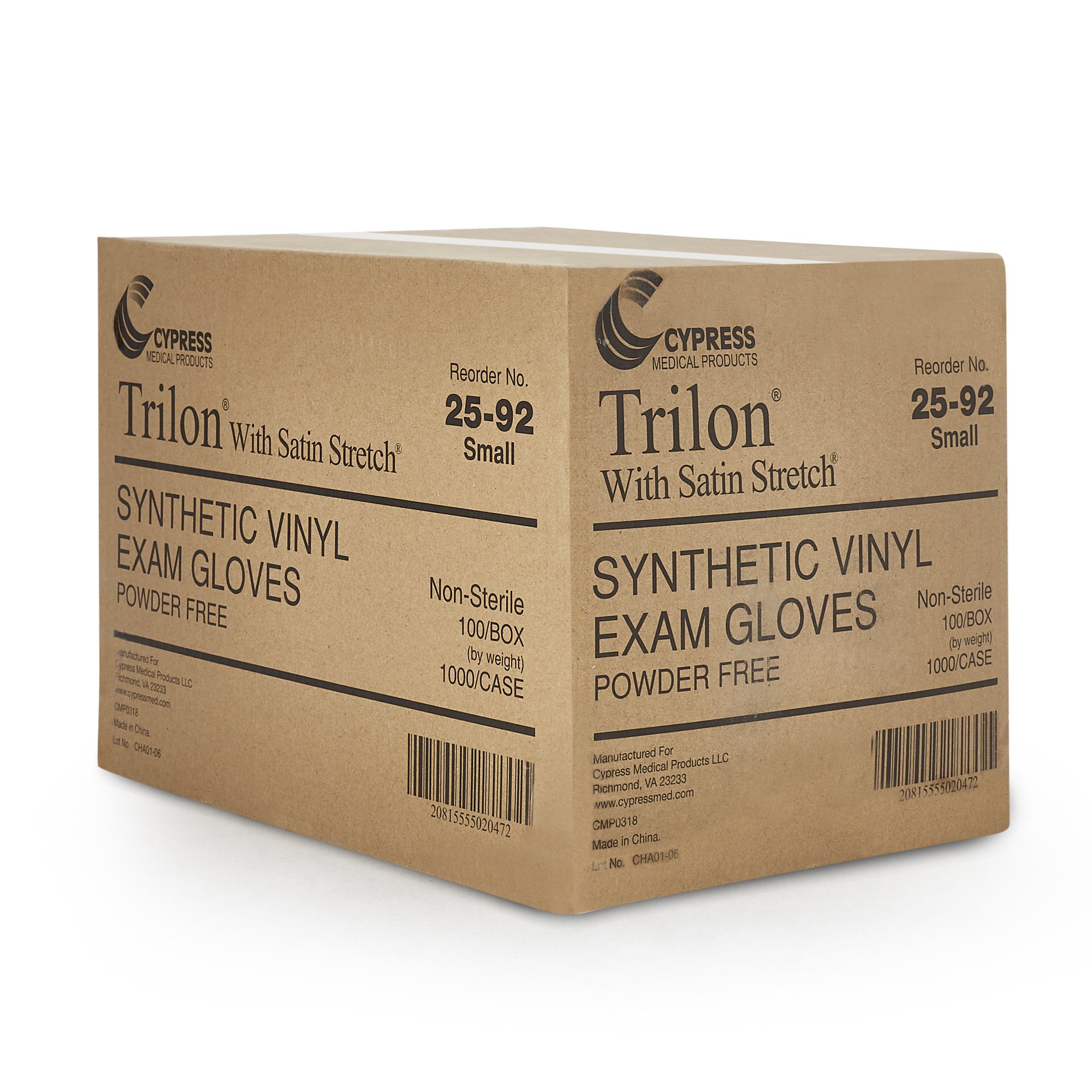 Trilon® Vinyl Exam Glove, Small, Clear - Image 5