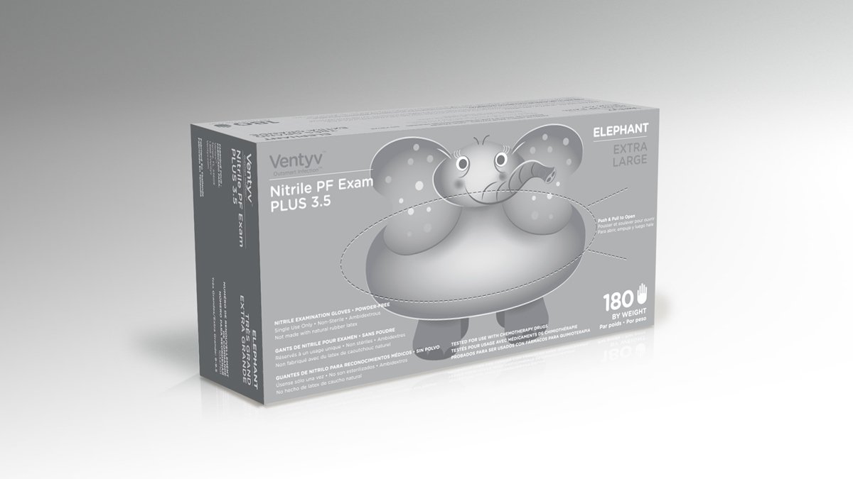 Ventyv® Plus 3.5 ELEPHANT Exam Glove