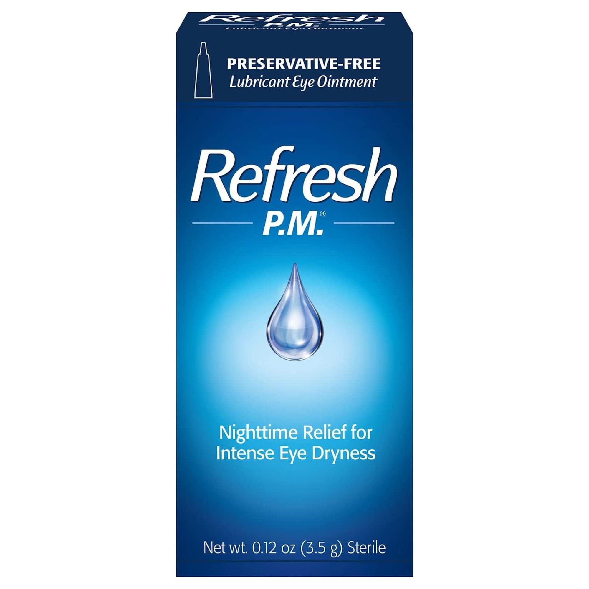 Refresh P.M.® Lubricant Eye Ointment, 0.12-ounce Dropper Bottle - Image 2