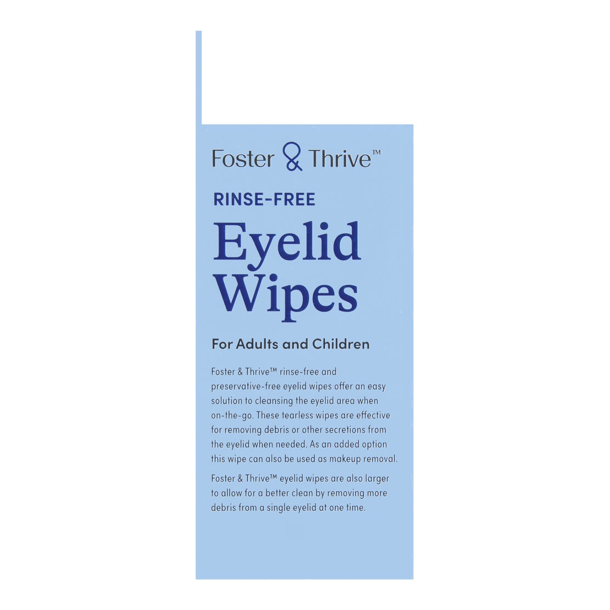 Foster & Thrive™ Rinse-Free Eyelid Wipes - Image 3
