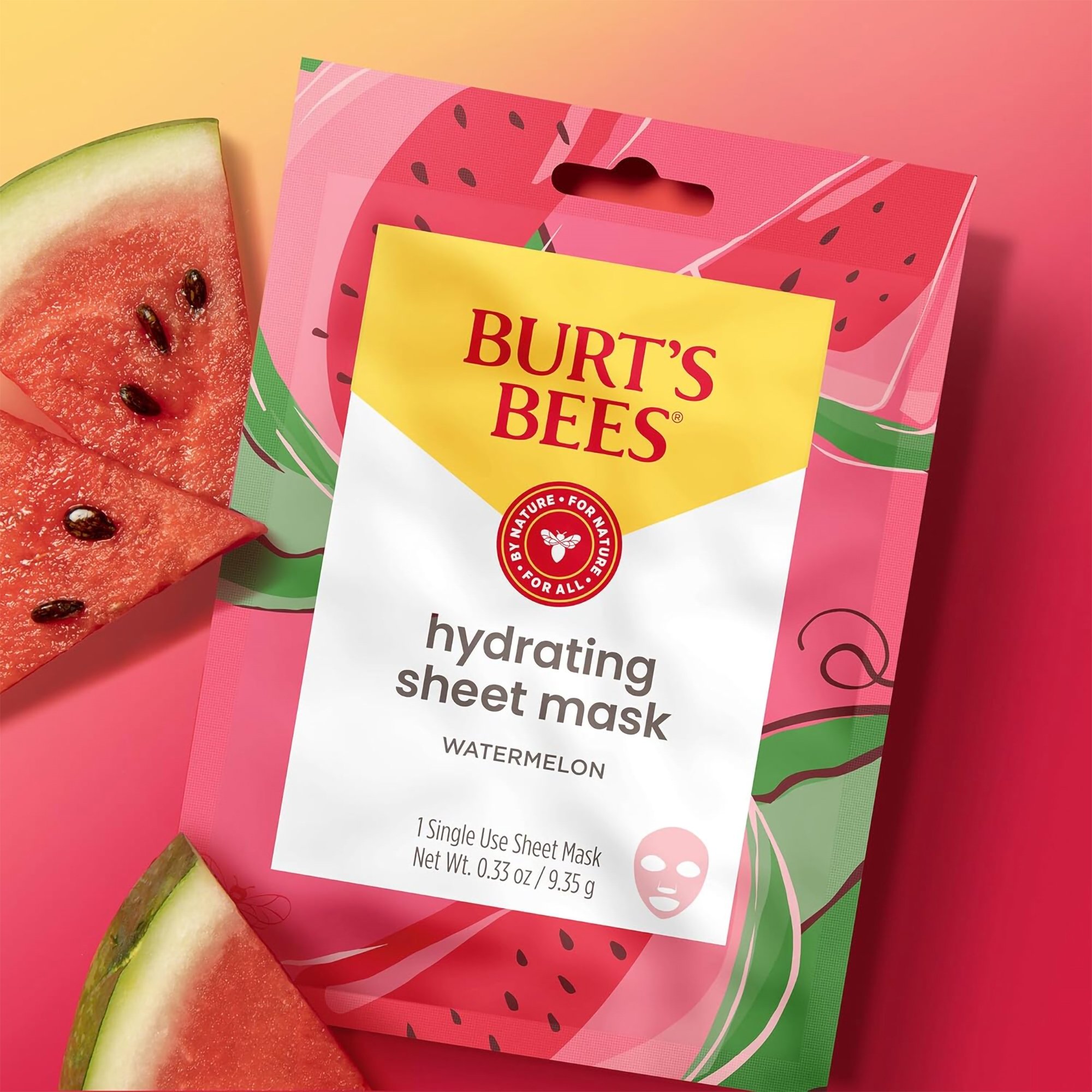 Burt's Bees® Hydrating Sheet Mask Watermelon - Image 5
