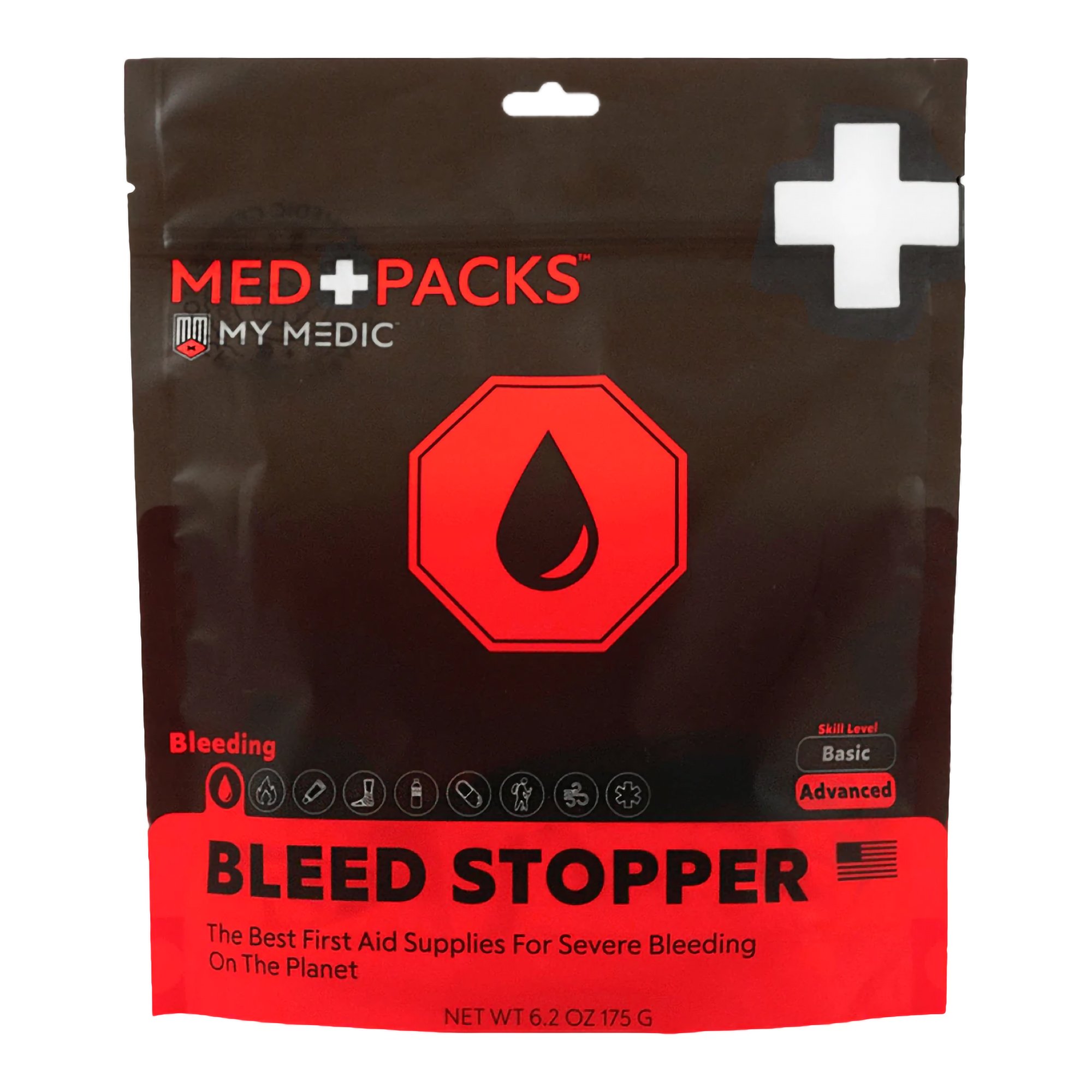 Med Packs™ First Aid Kit to Stop Bleeding - Emergency Supplies in Portable Pouch